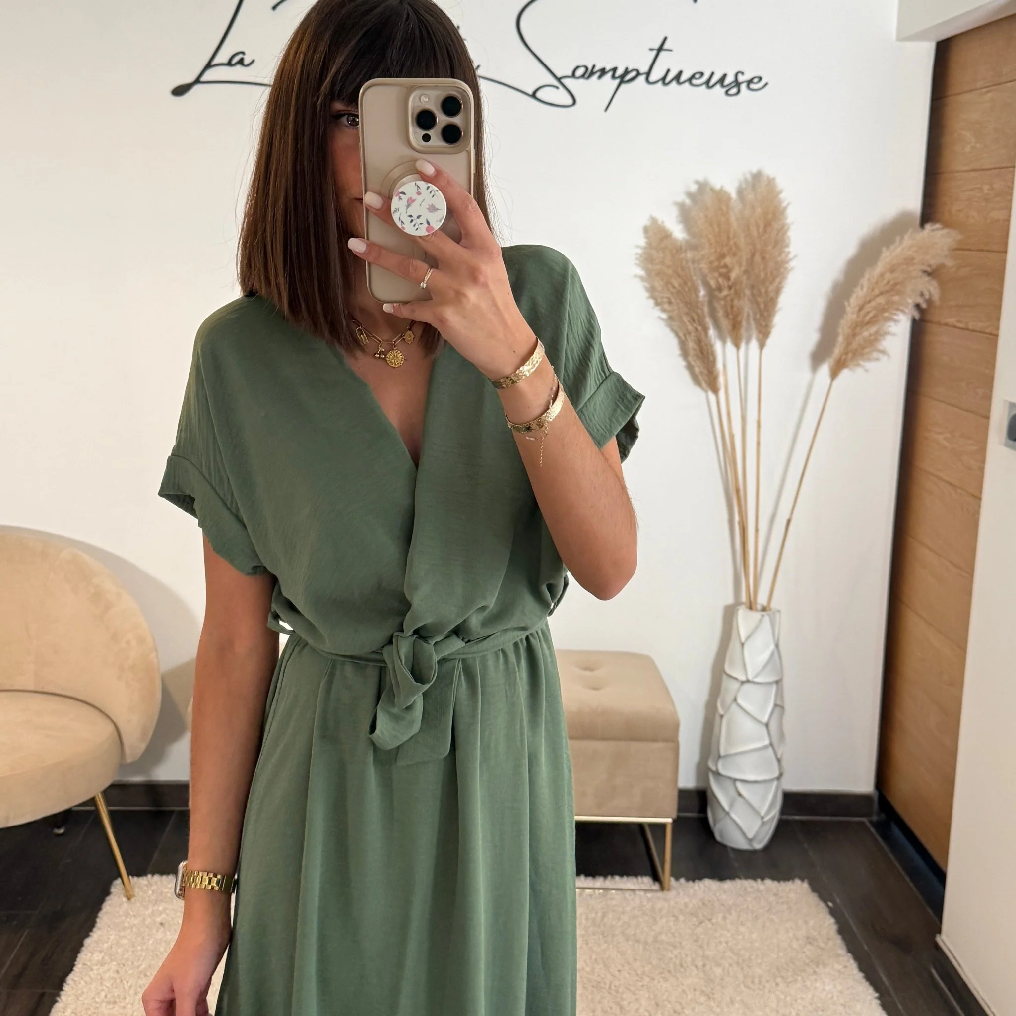 ROBE KAKI CHLOE - Image 4