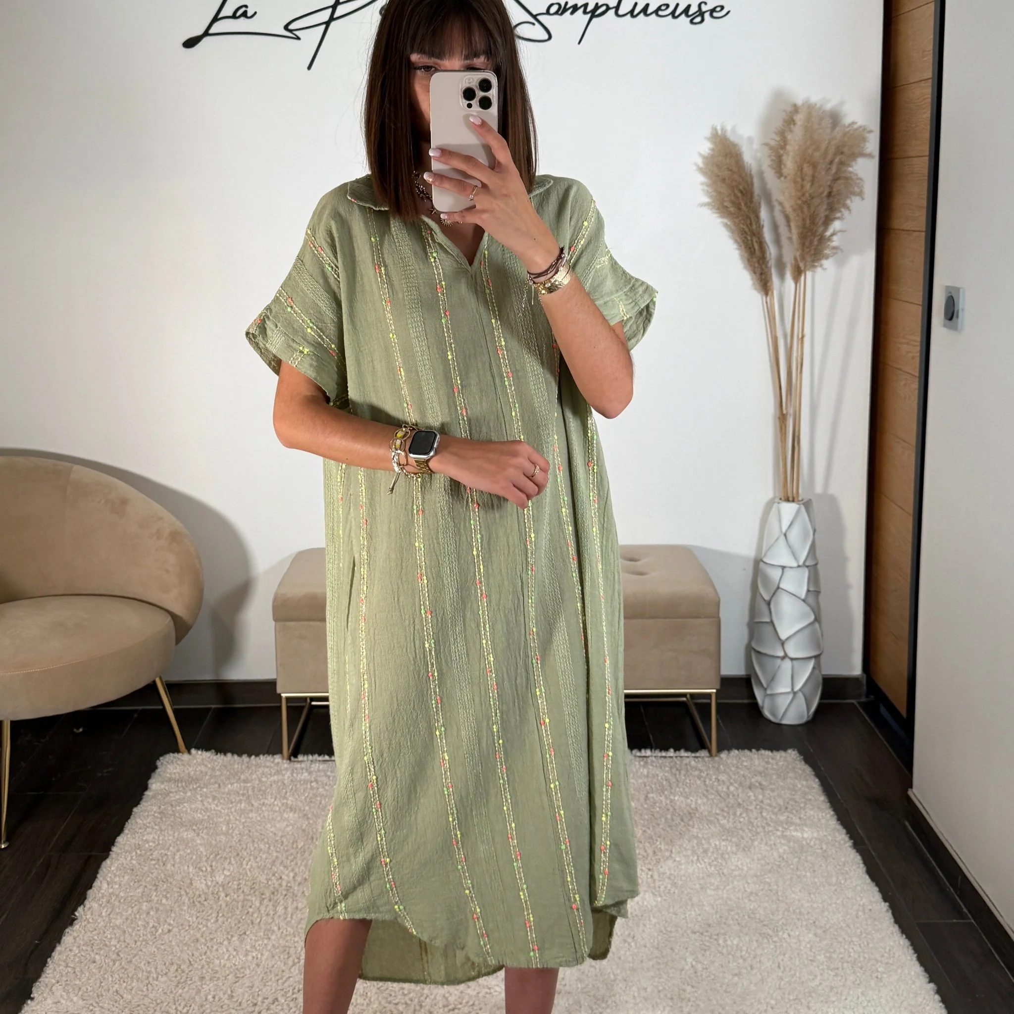 ROBE KAKI LIN EZIA - Image 2