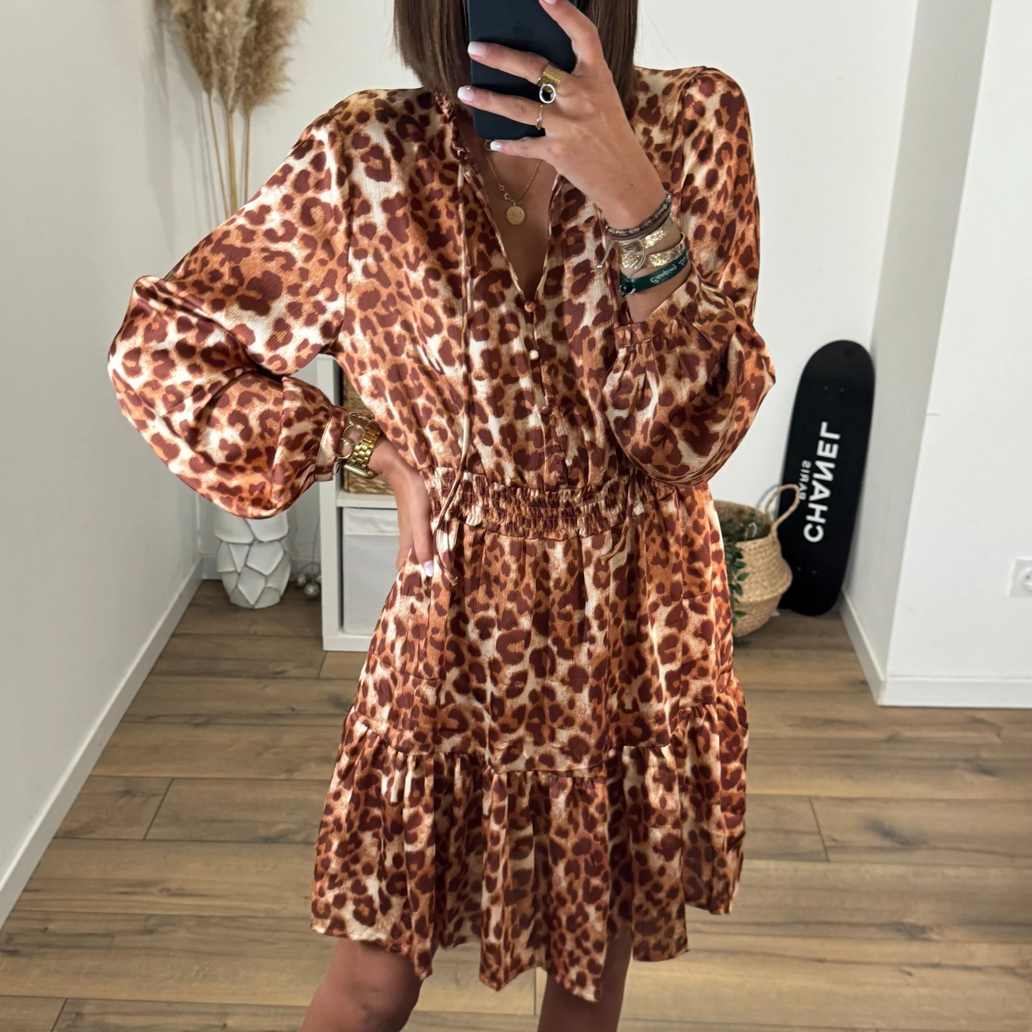 ROBE LÉOPARD CHLOE