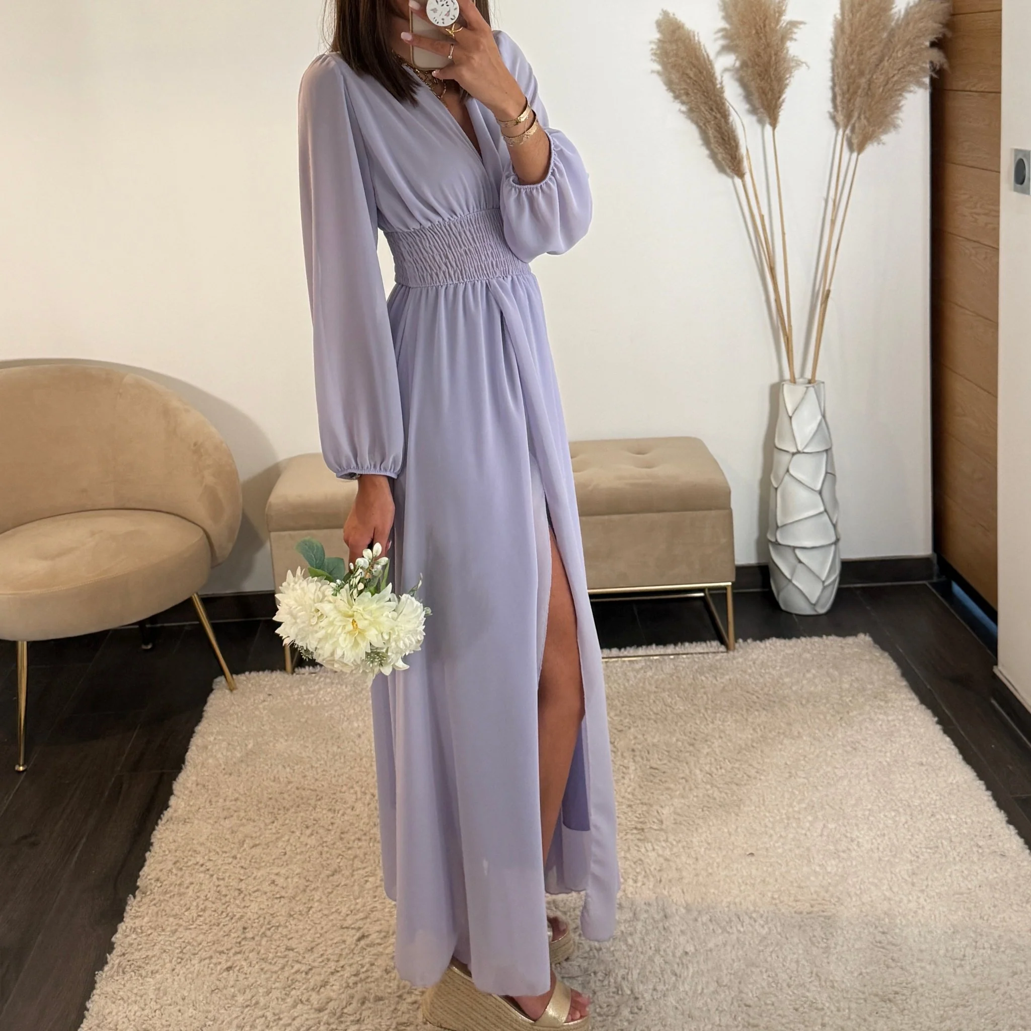 ROBE LILAS FLUIDE MARTA - Image 2