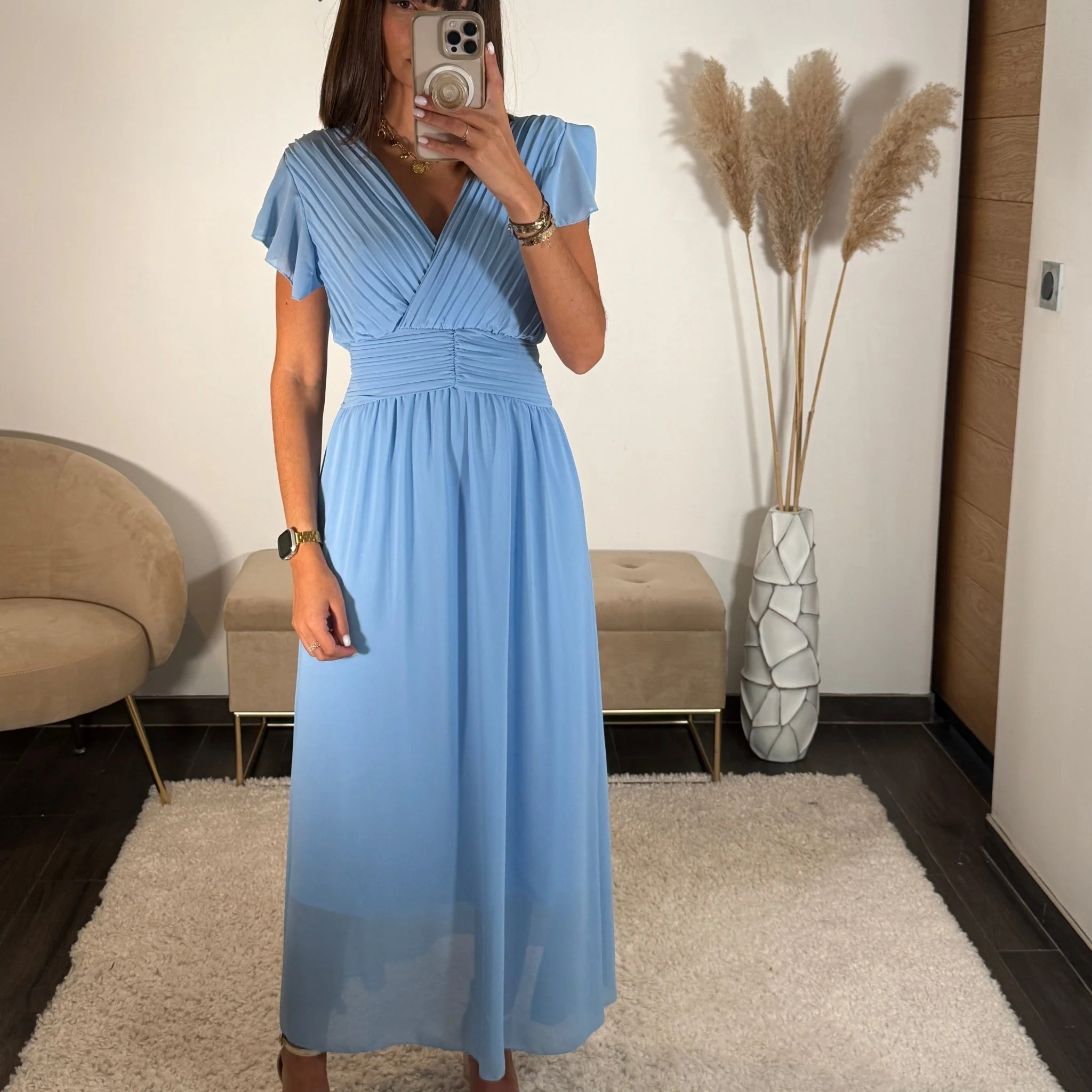 ROBE LONGUE BABY BLUE CHARLIE