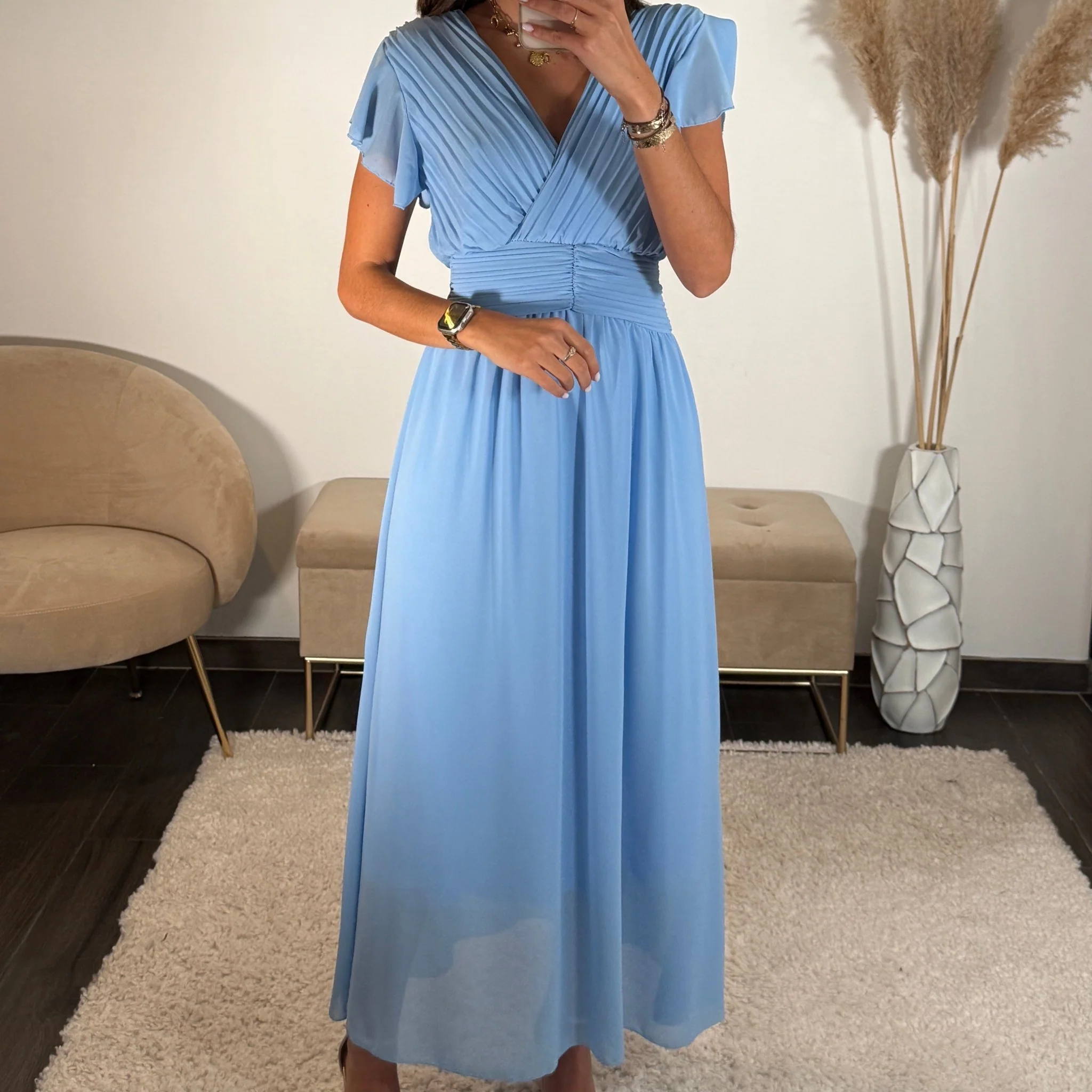 ROBE LONGUE BABY BLUE CHARLIE - Image 2
