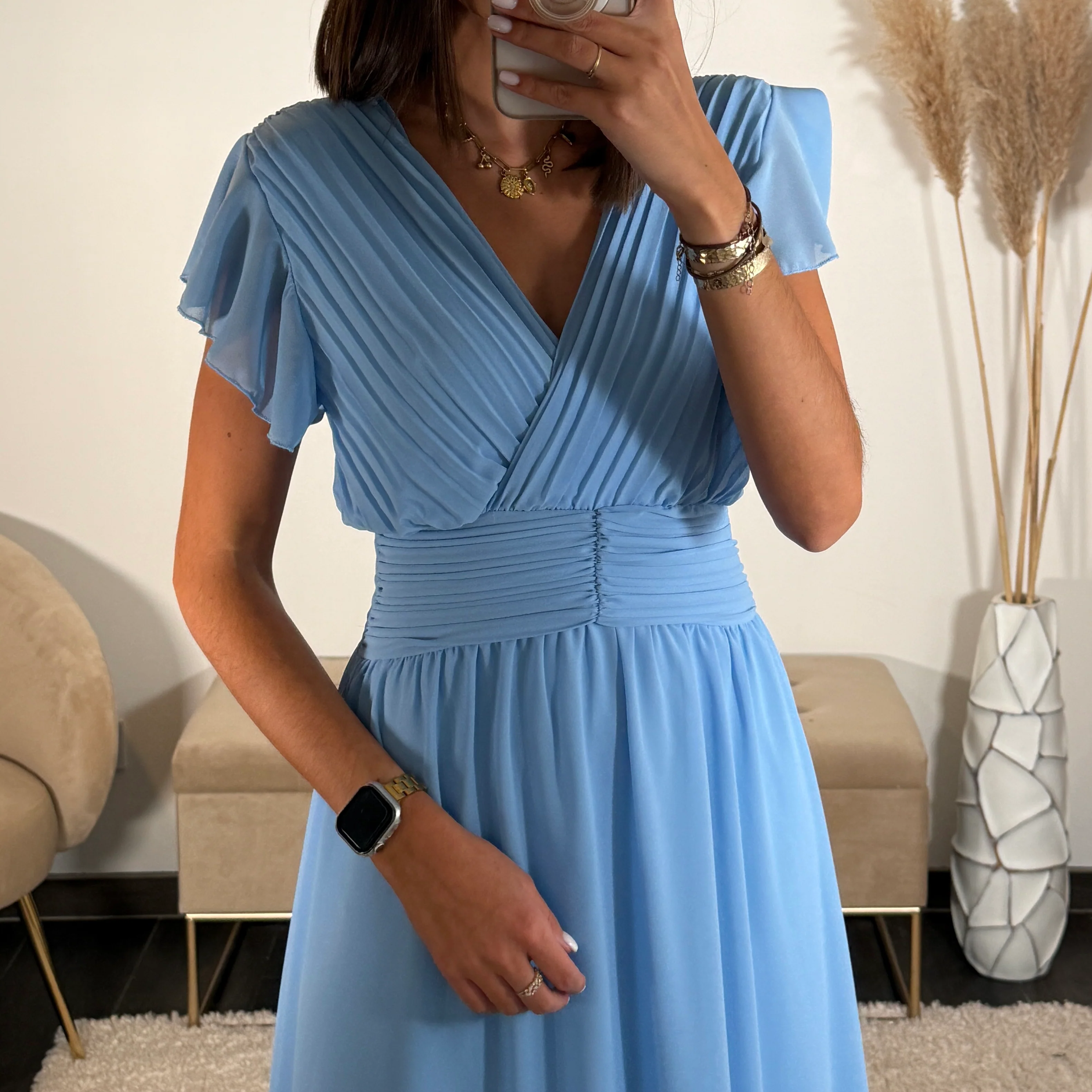 ROBE LONGUE BABY BLUE CHARLIE - Image 3