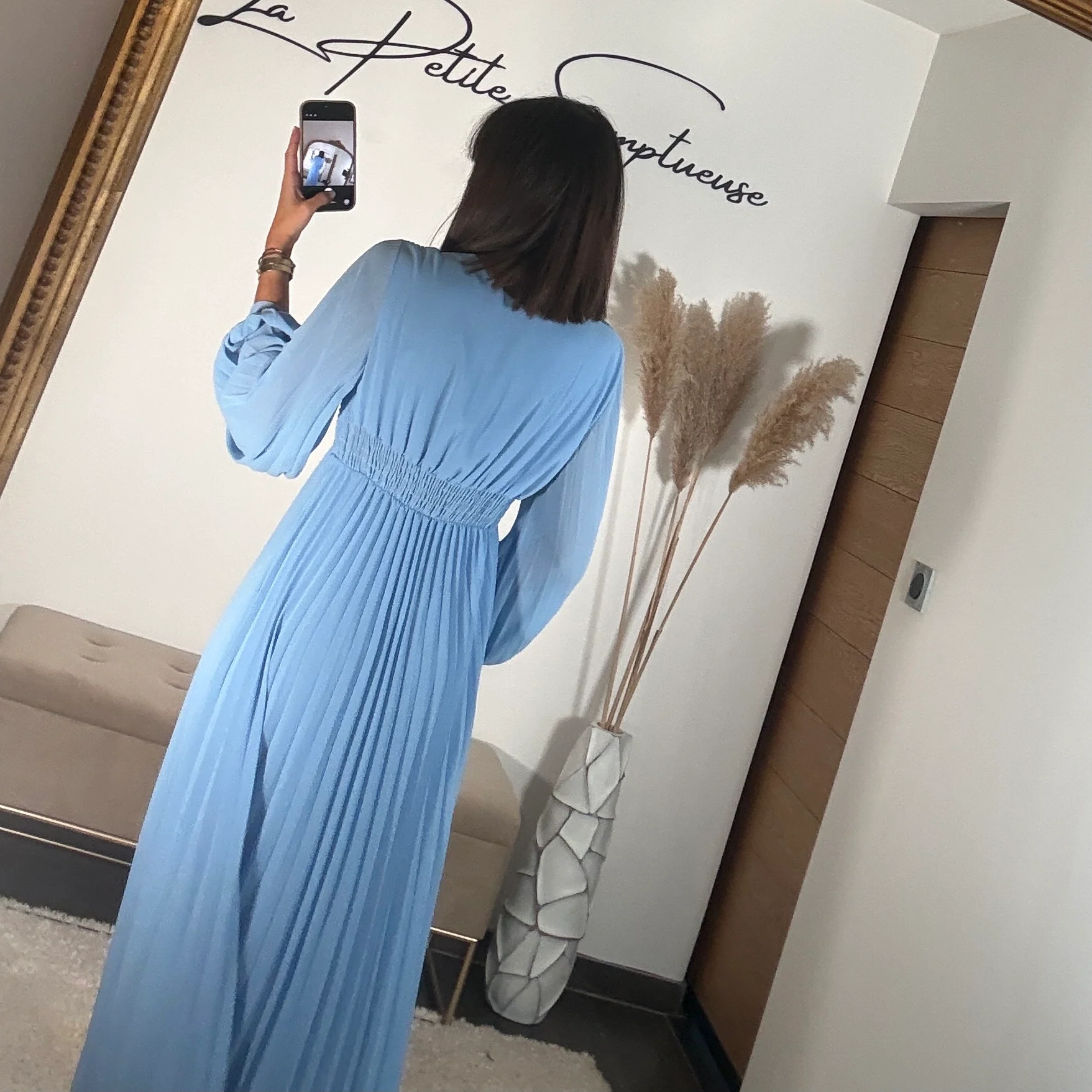 ROBE LONGUE BABY BLUE MAEVA - Image 4