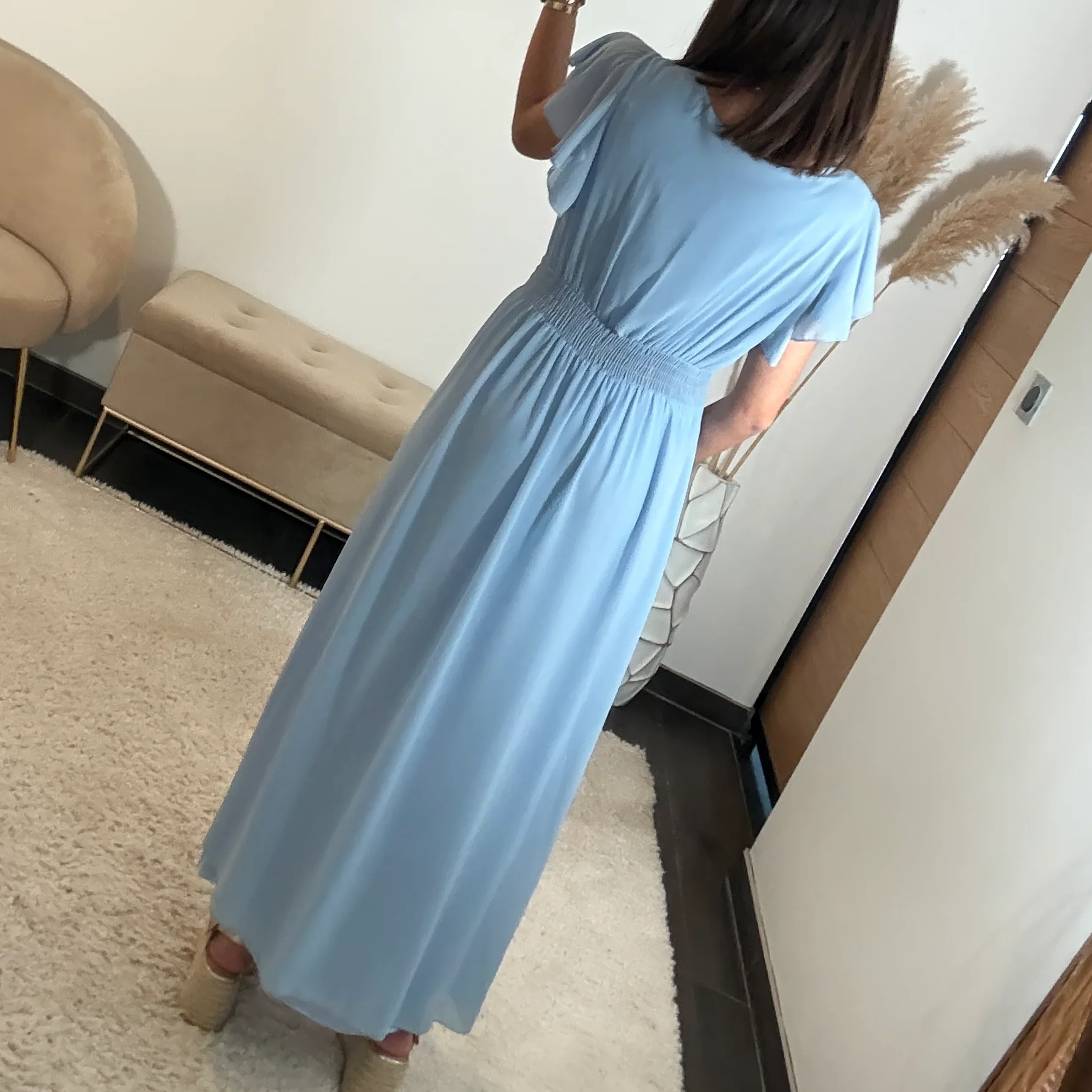 ROBE LONGUE BABY BLUE OLIVIA - Image 3