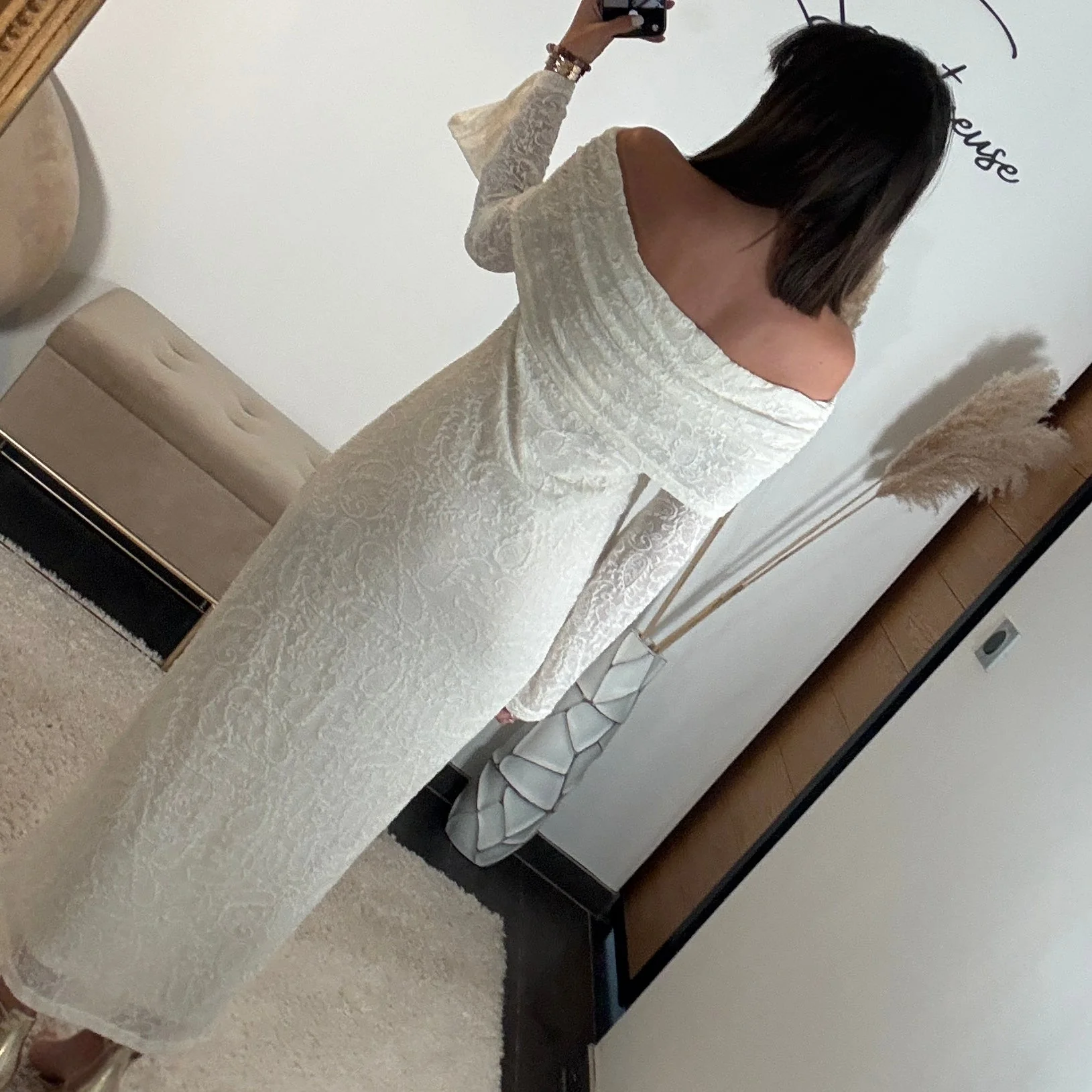 ROBE LONGUE BEIGE ALBA - Image 4