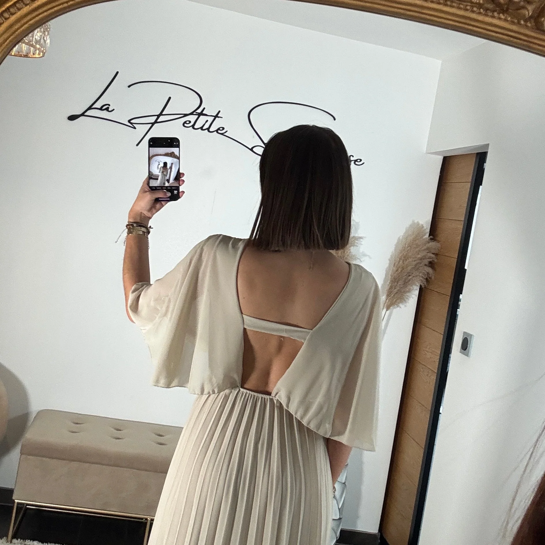 ROBE LONGUE BEIGE JULIA - Image 2