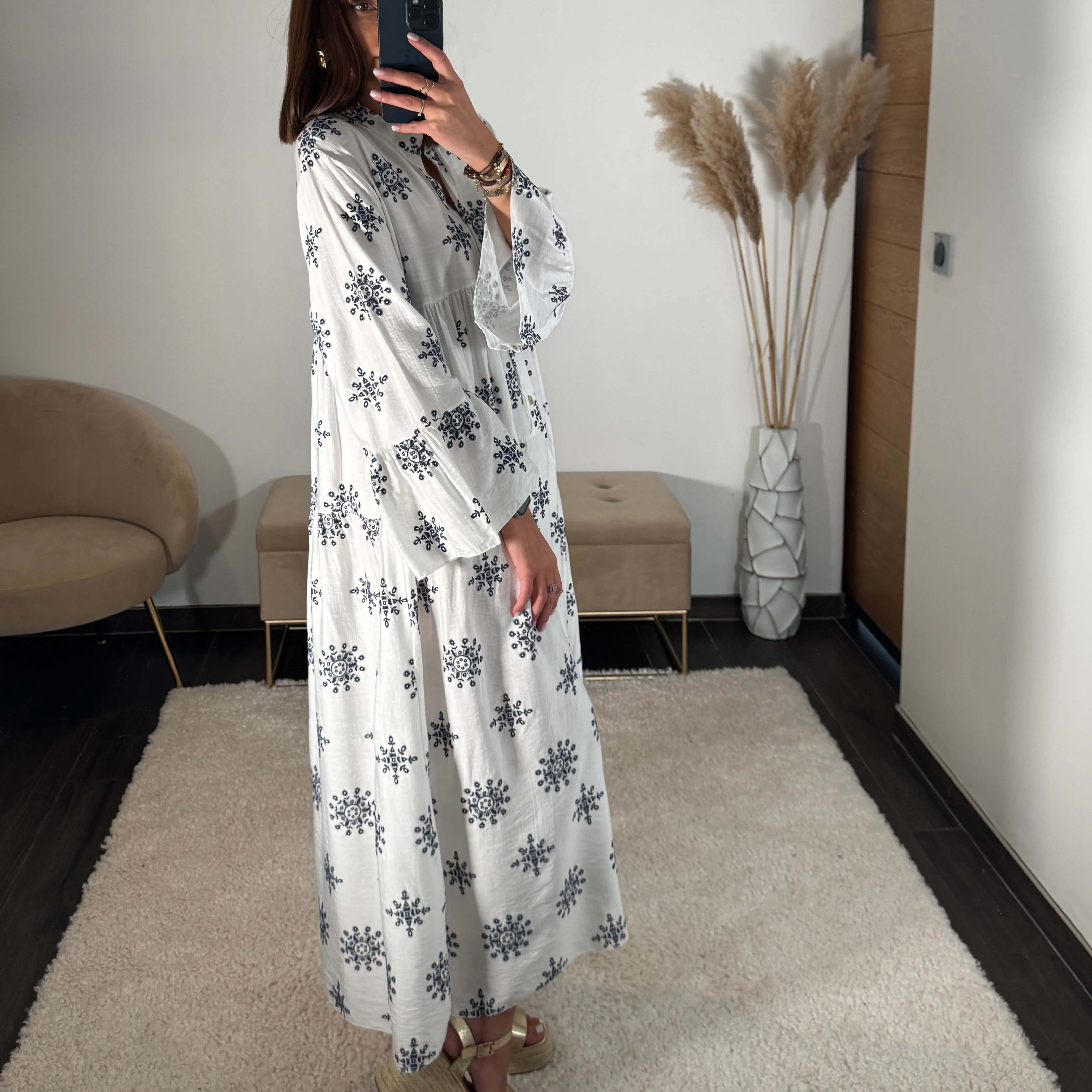 ROBE LONGUE BLANCHE SUNNY - Image 3