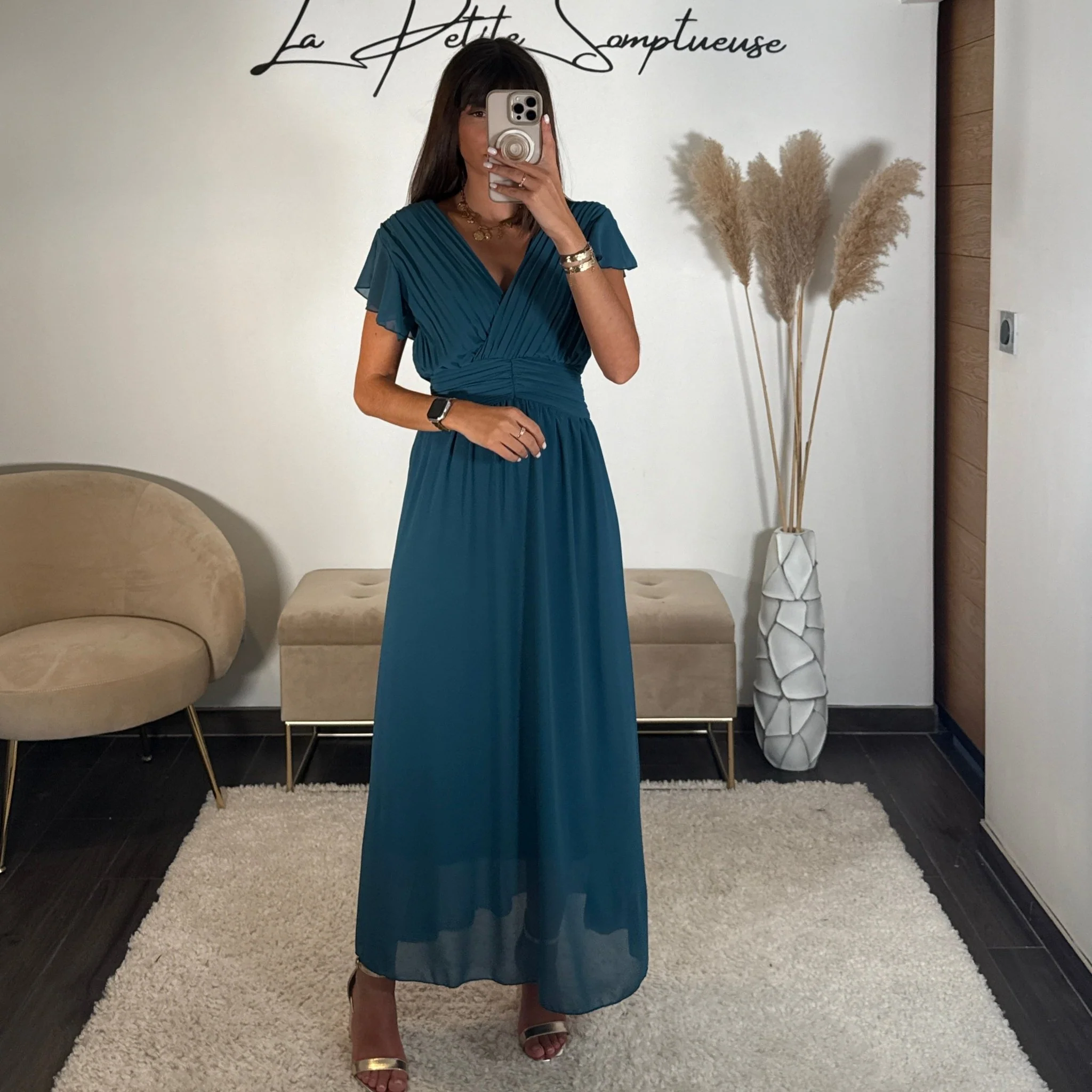 ROBE LONGUE BLEU CHARLIE