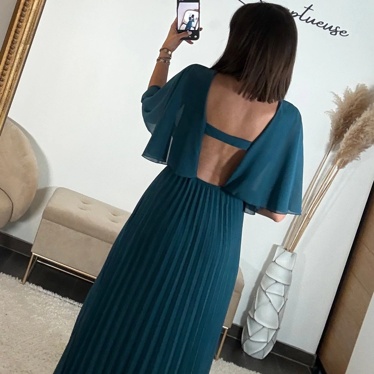 ROBE LONGUE BLEUE JULIA - Image 2
