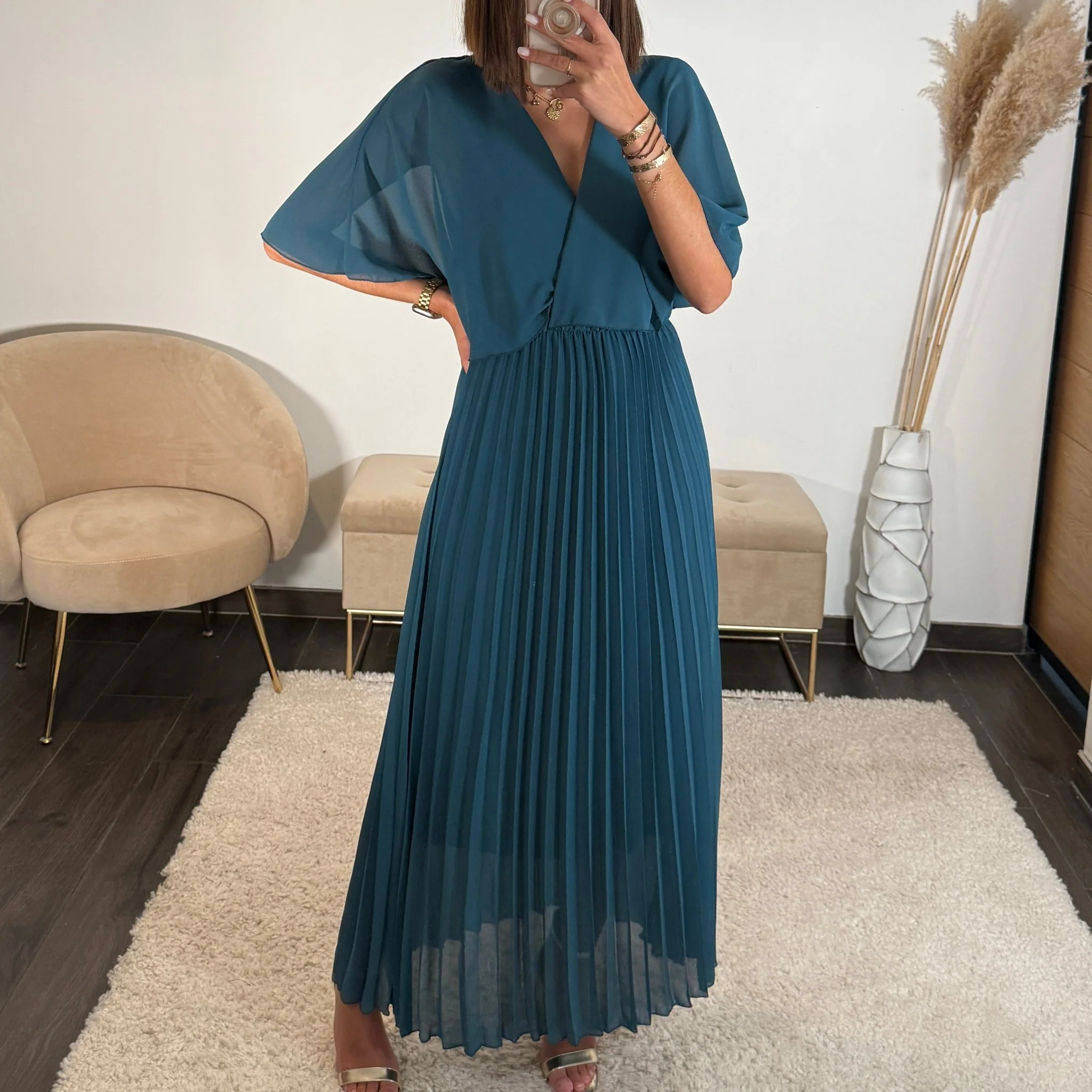 ROBE LONGUE BLEUE JULIA - Image 4