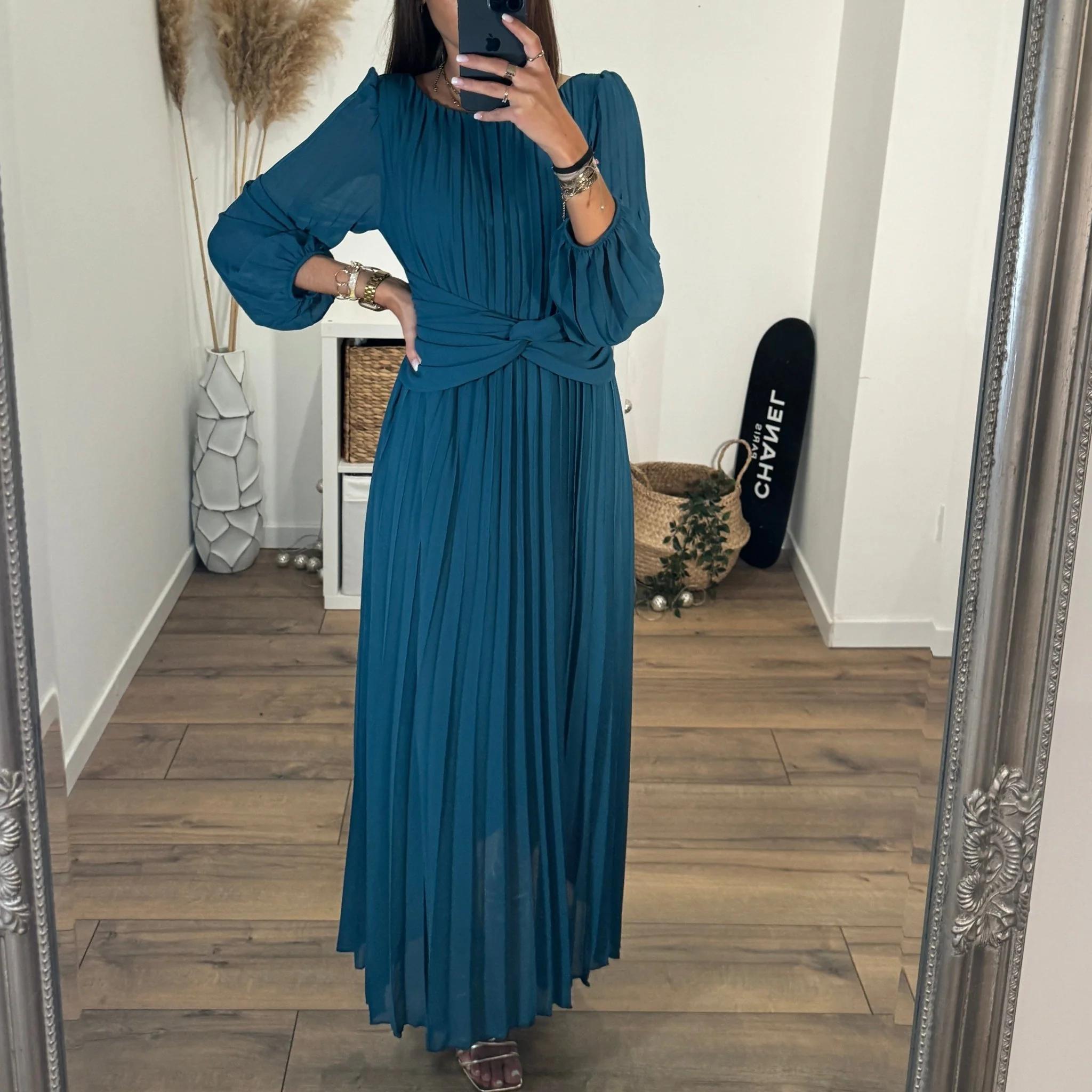 ROBE LONGUE BLEUE EMMA