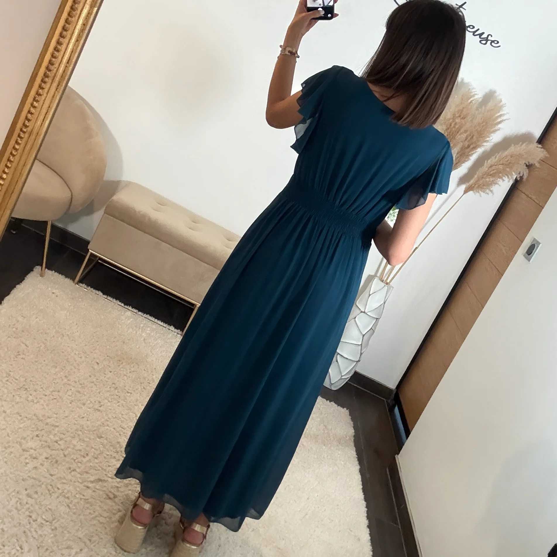 ROBE LONGUE BLEUE OLIVIA - Image 3