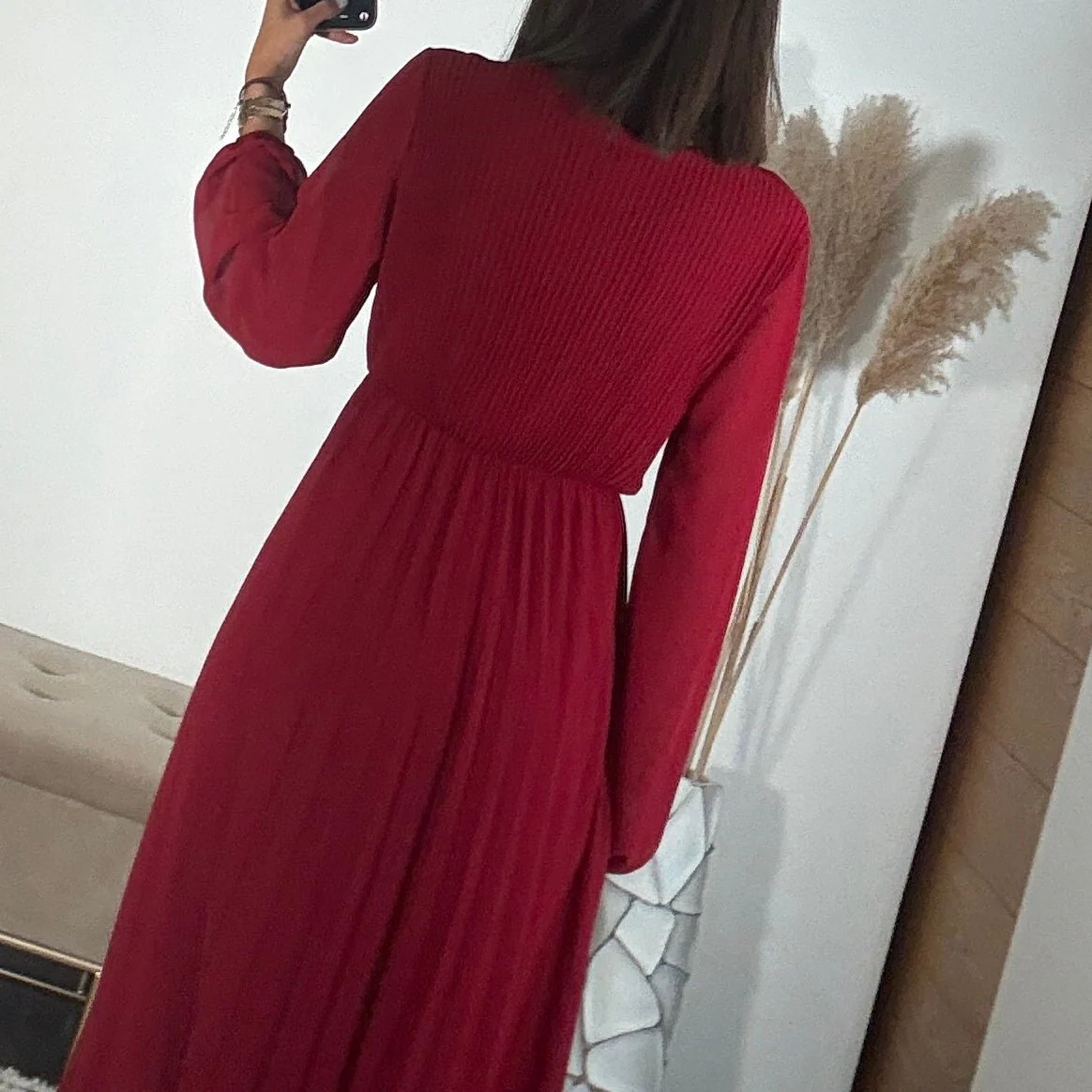 ROBE LONGUE BORDEAUX ELODIE - Image 4