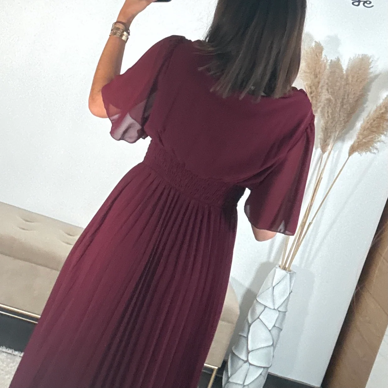 ROBE LONGUE BORDEAUX KARENE - Image 4