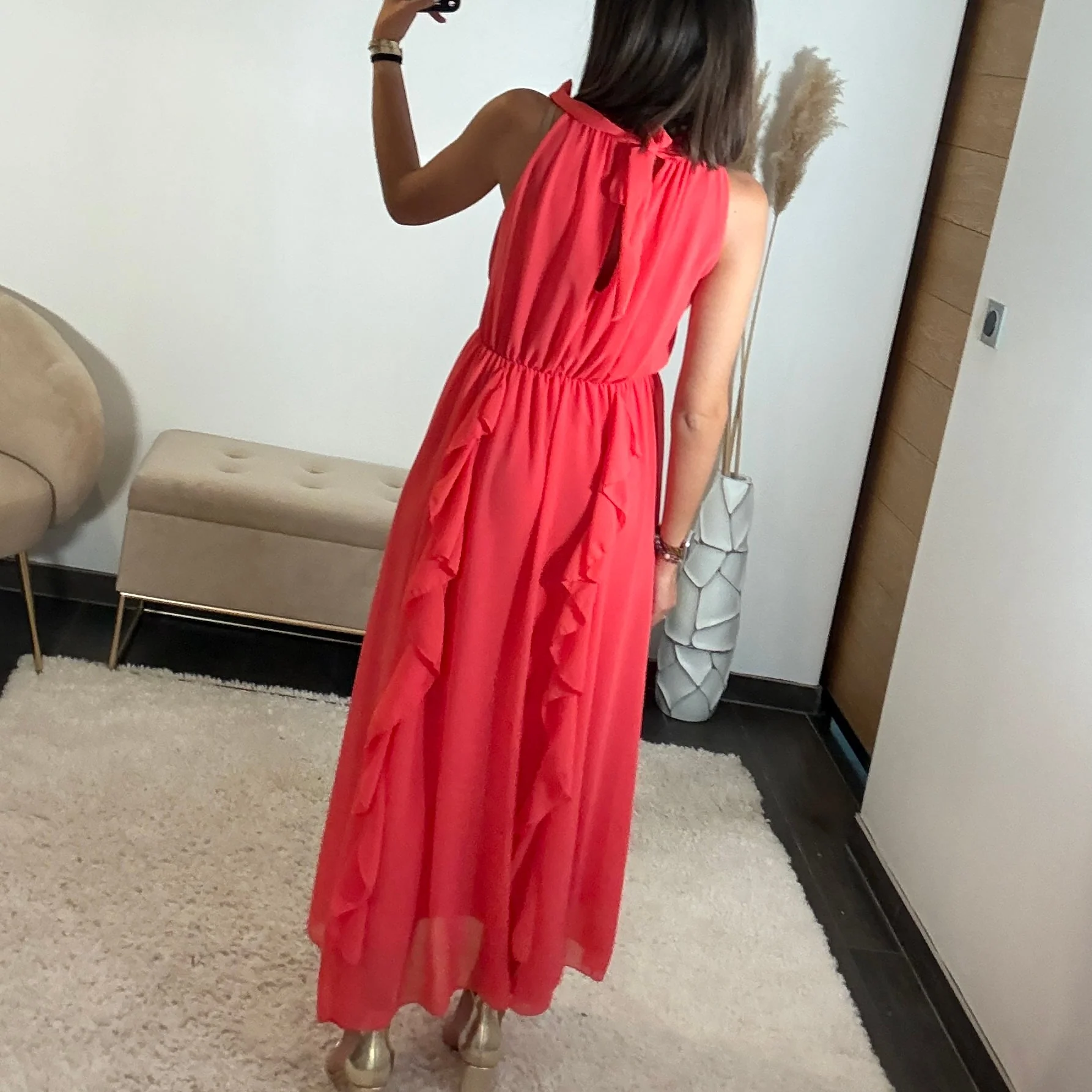 ROBE LONGUE CORAIL JEANNE - Image 4