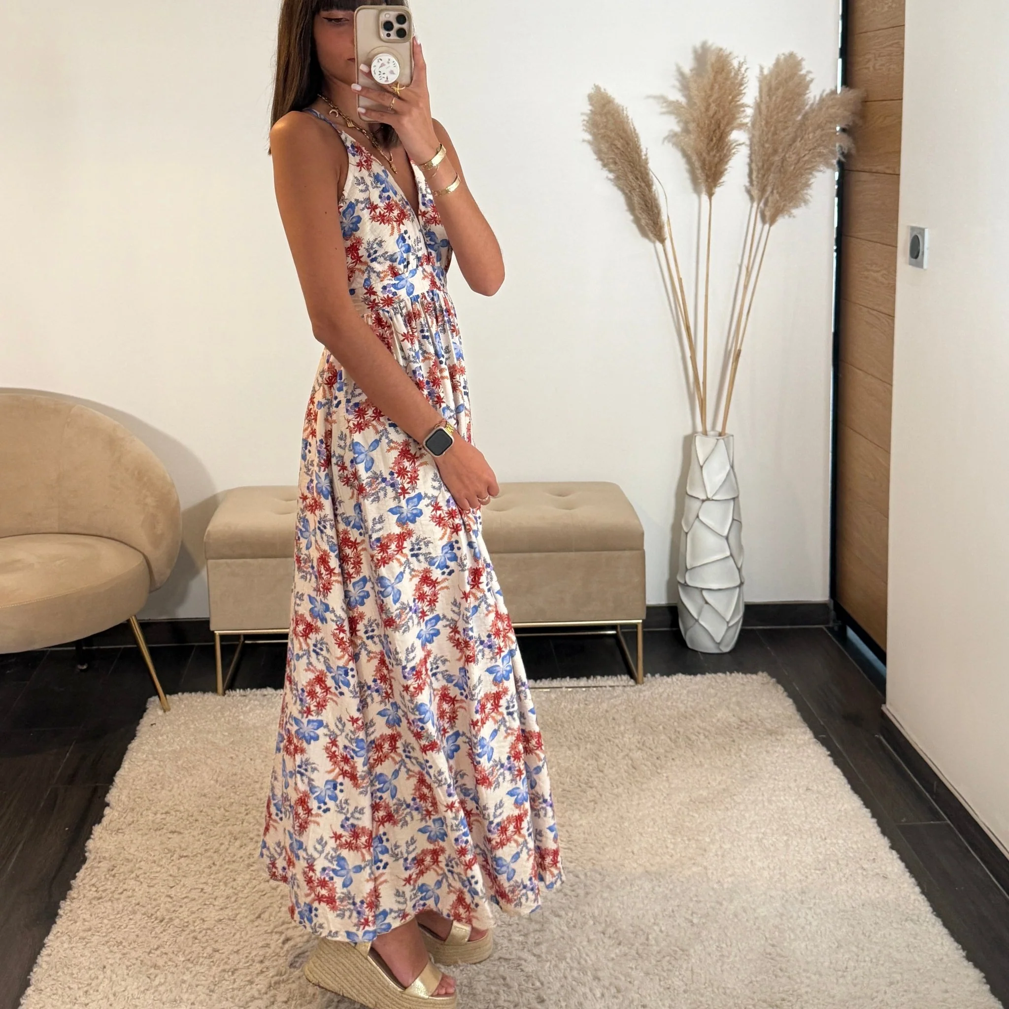 ROBE LONGUE FLEURIE ANITA - Image 2