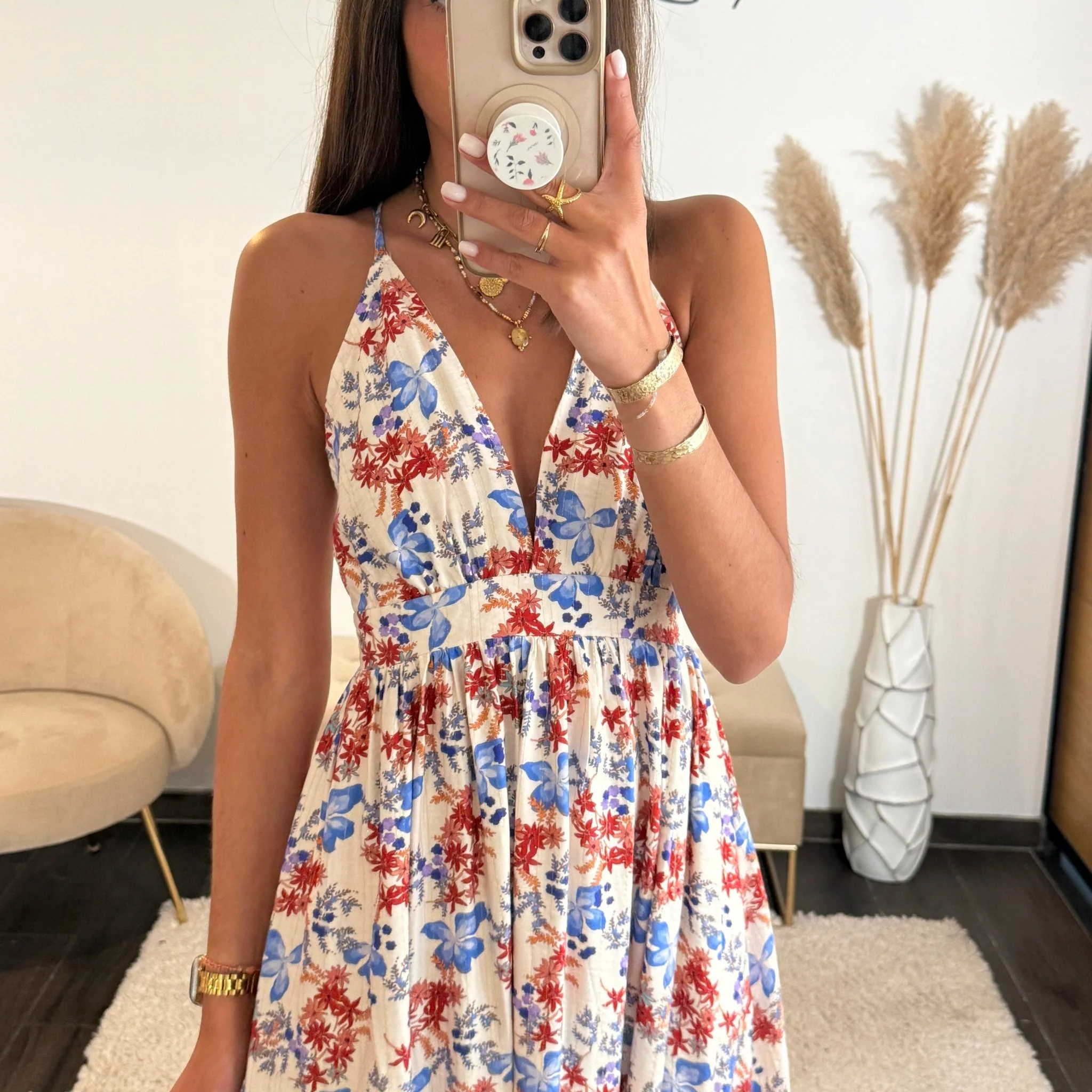 ROBE LONGUE FLEURIE ANITA - Image 3