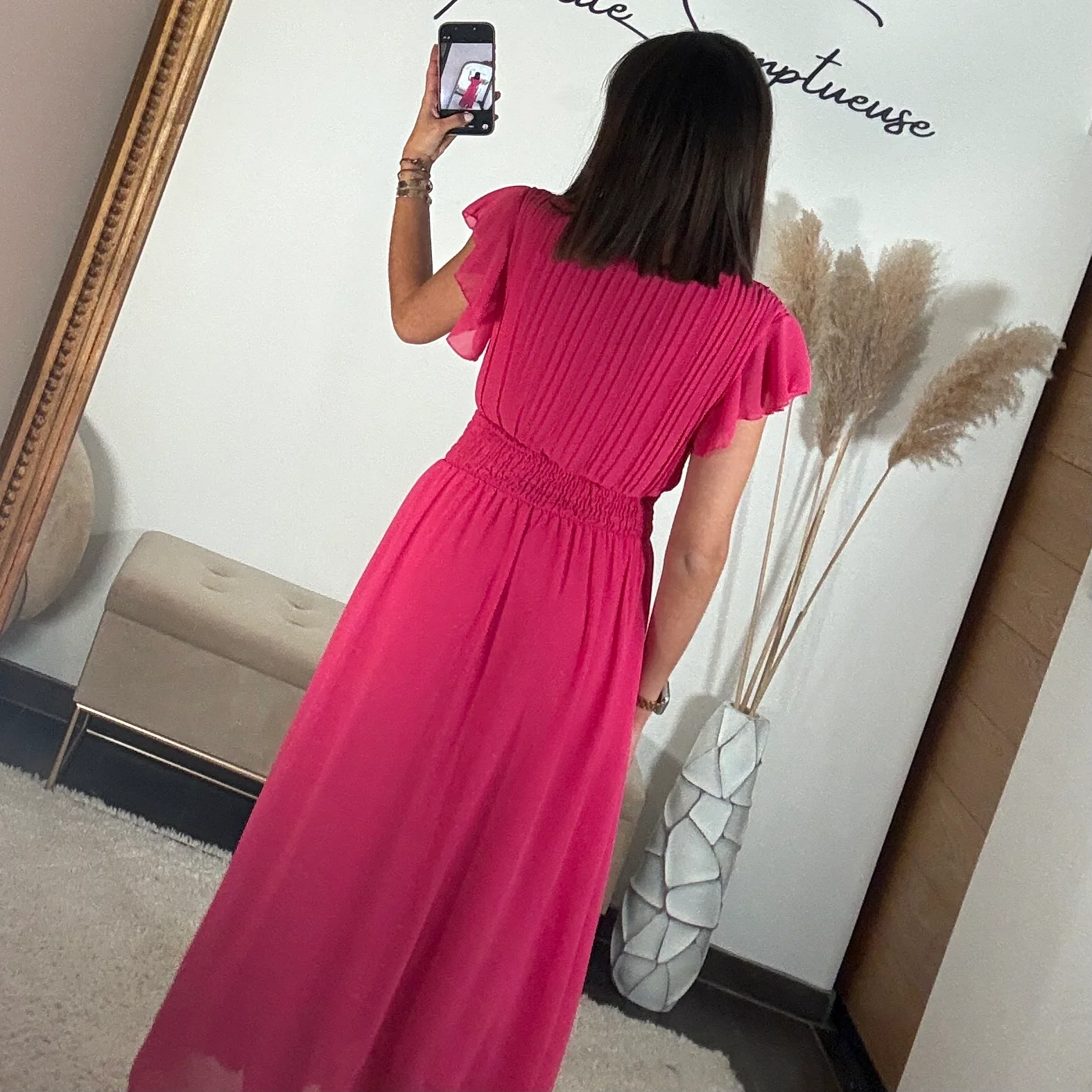 ROBE LONGUE FUCHSIA CHARLIE - Image 3