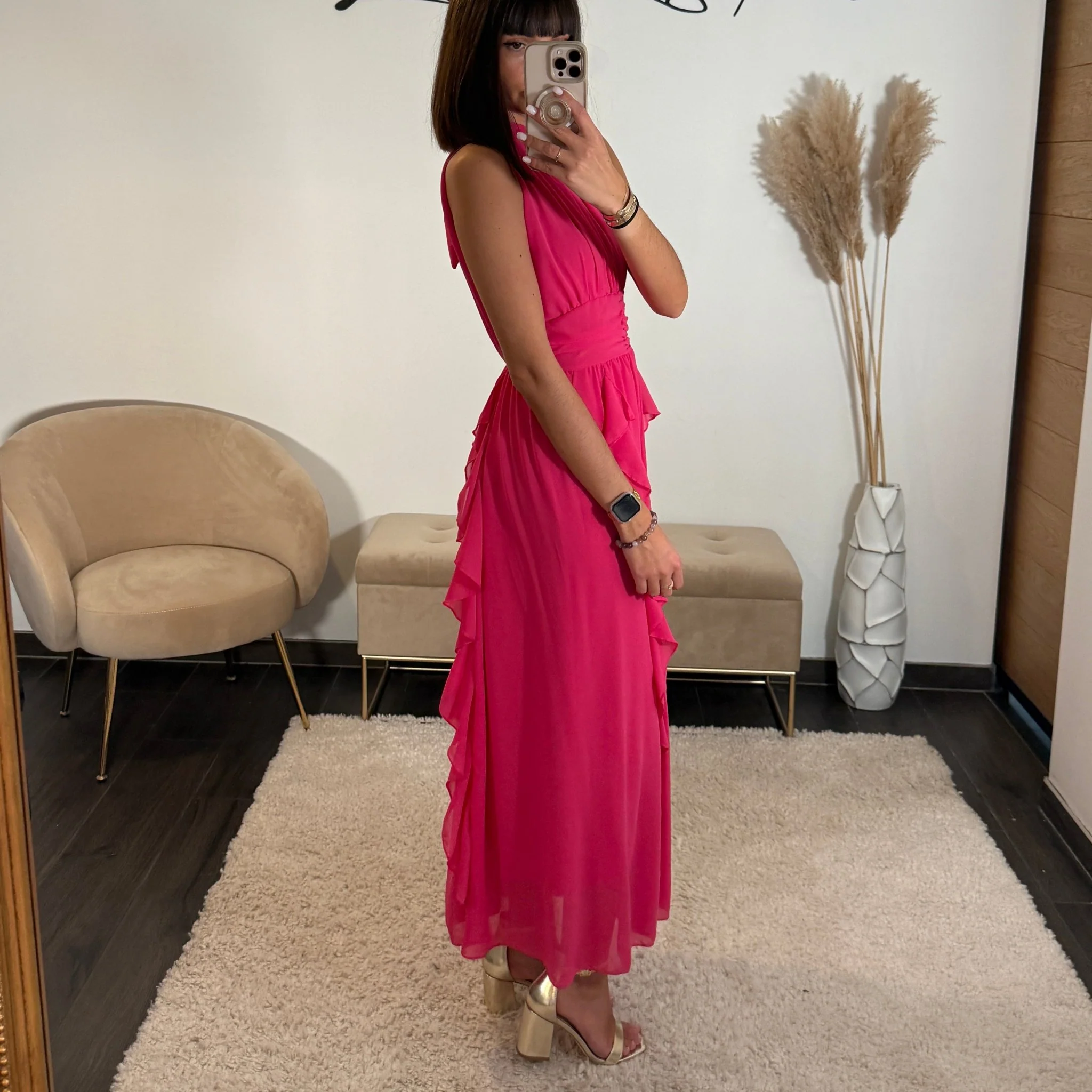 ROBE LONGUE FUCHSIA JEANNE - Image 2