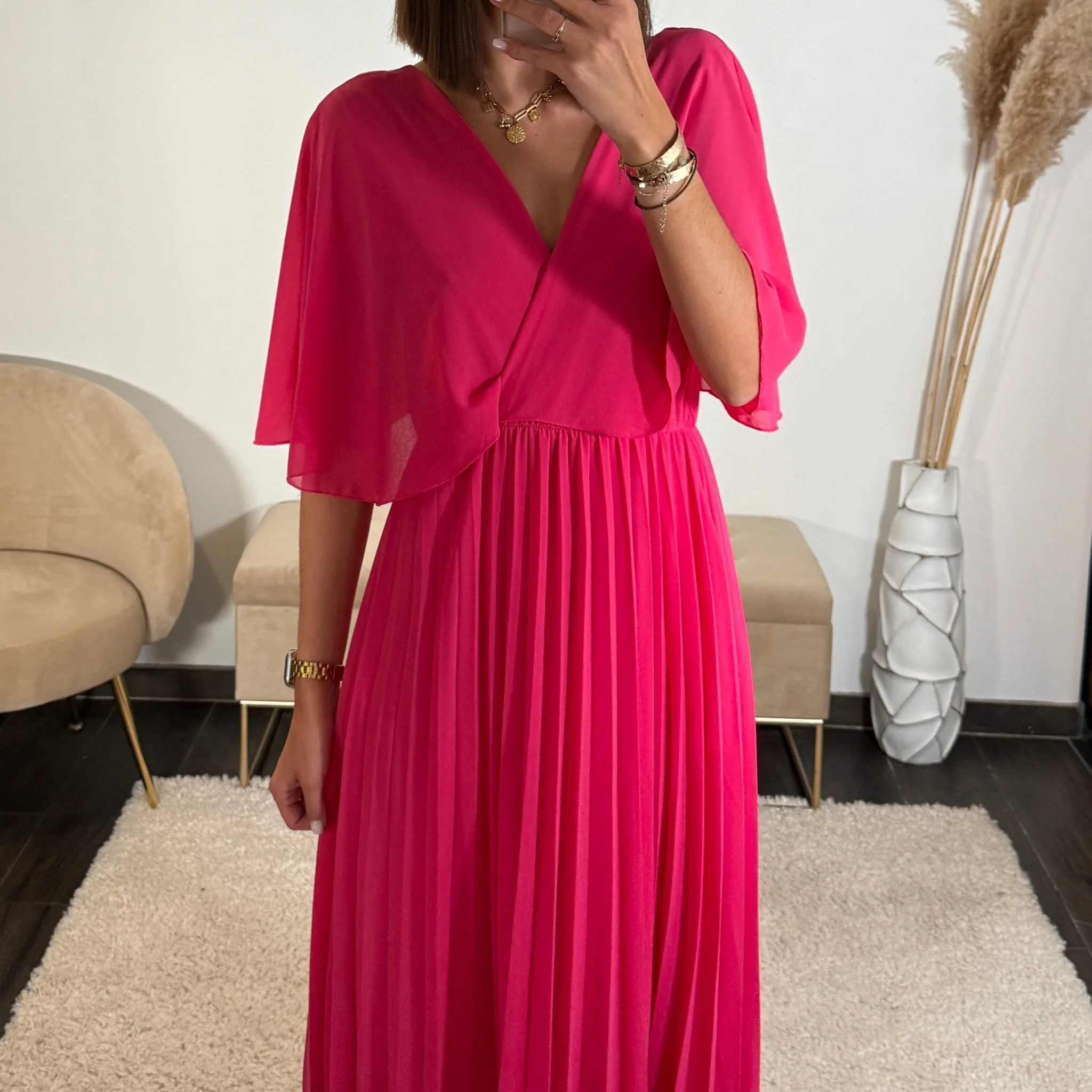 ROBE LONGUE FUCHSIA JULIA - Image 4