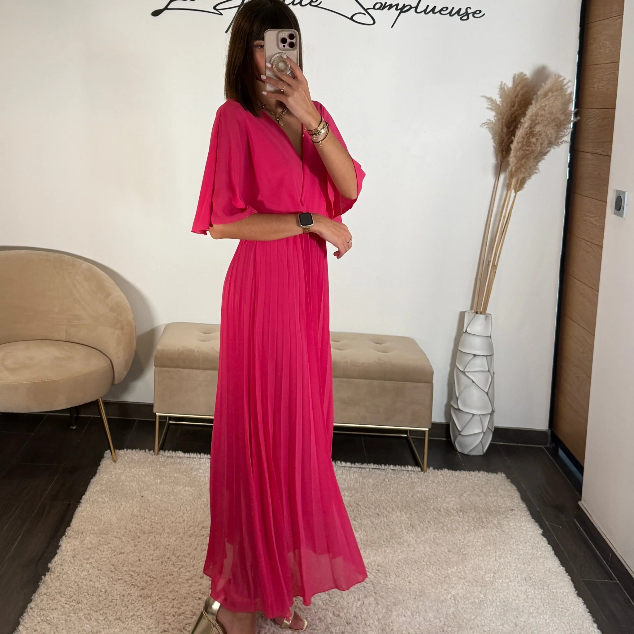 ROBE LONGUE FUCHSIA JULIA - Image 6