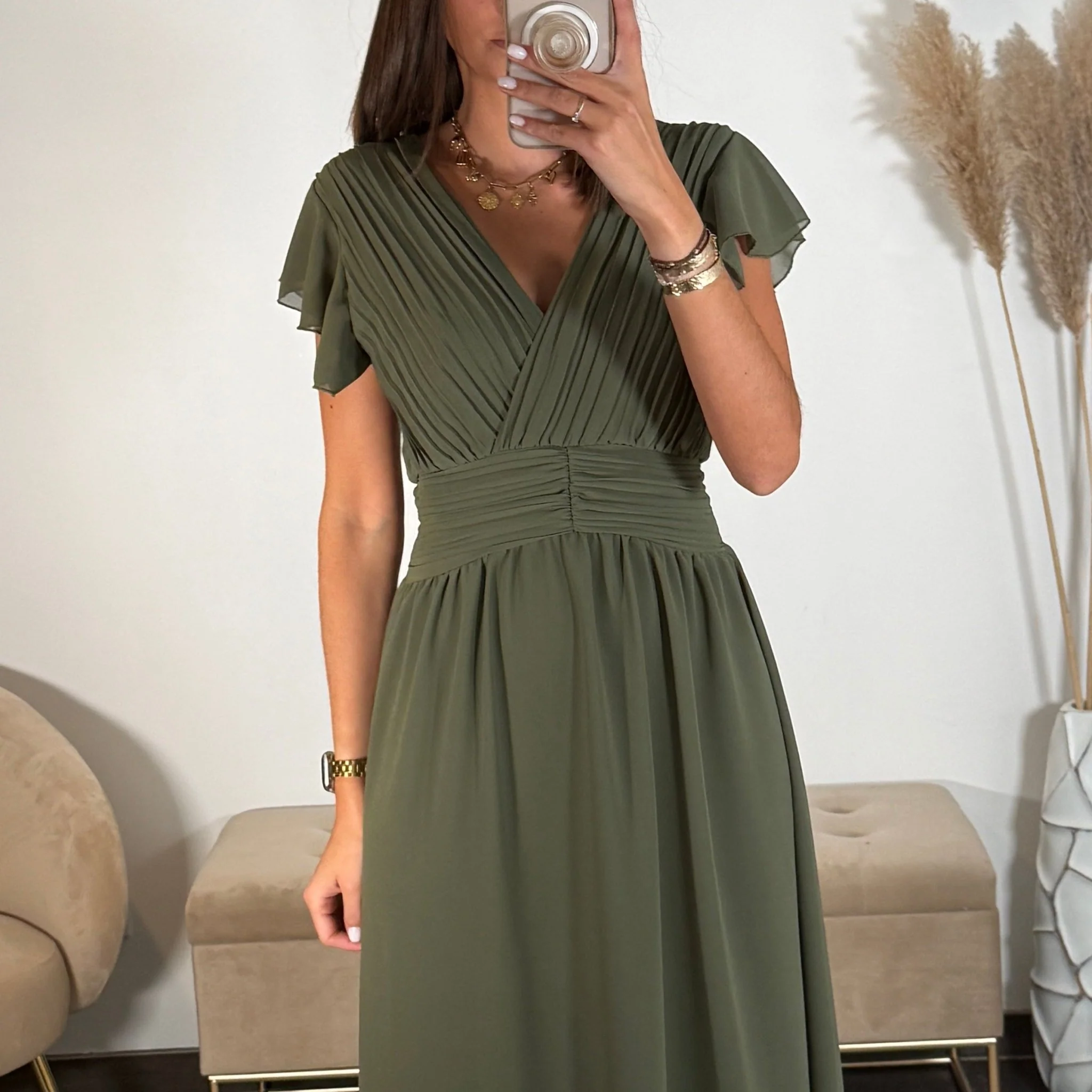 ROBE LONGUE KAKI CHARLIE - Image 3