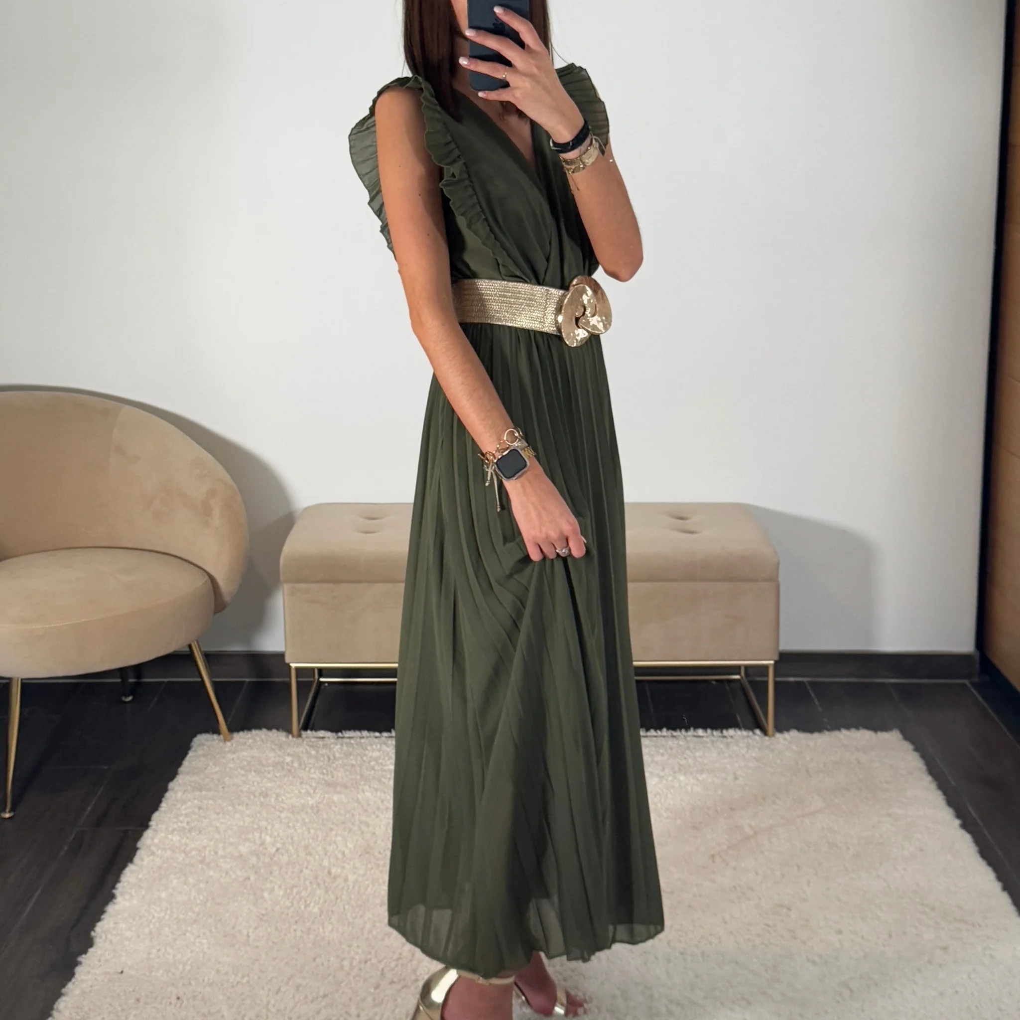 ROBE LONGUE KAKI GABRIELLE - Image 3