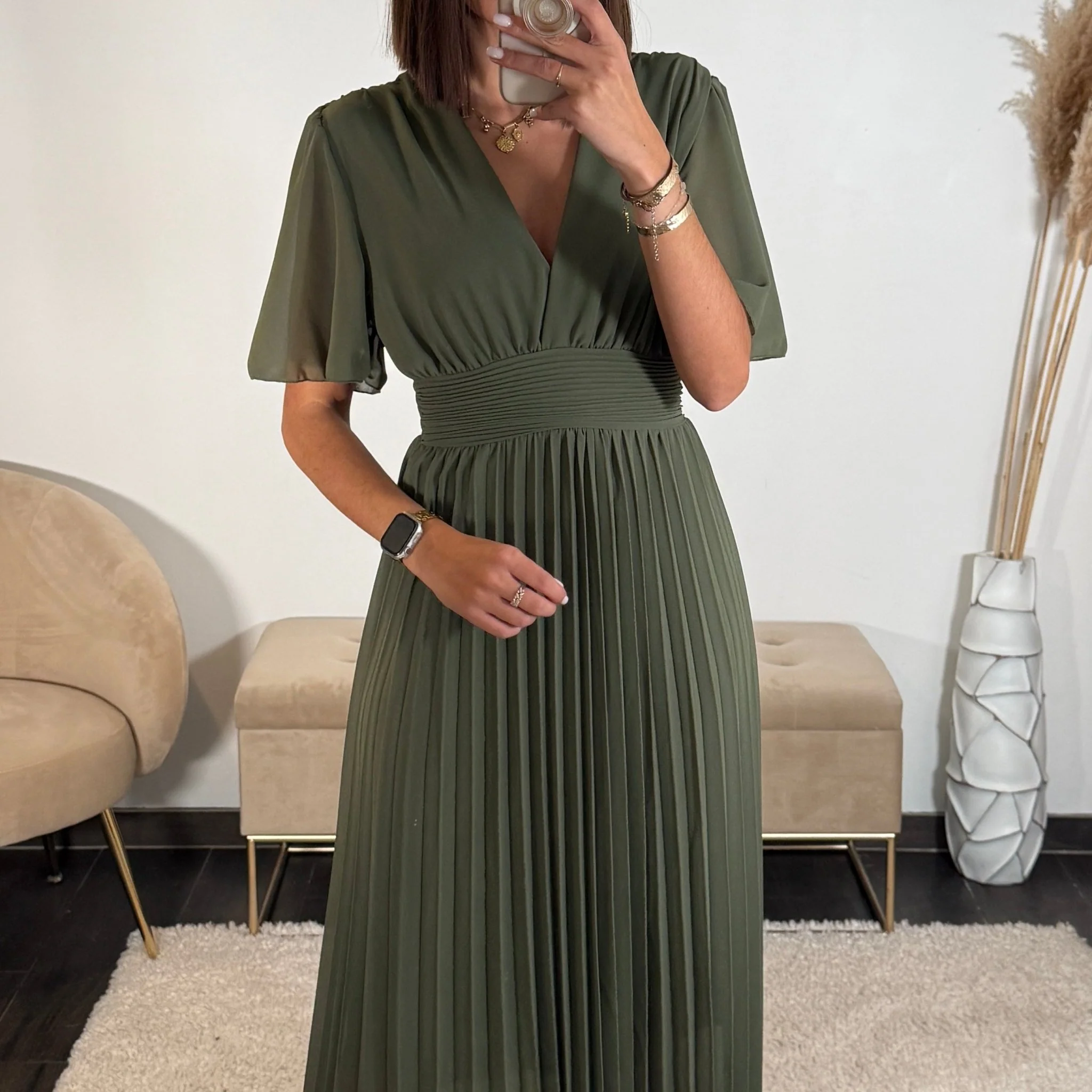 ROBE LONGUE KAKI KARENE - Image 2