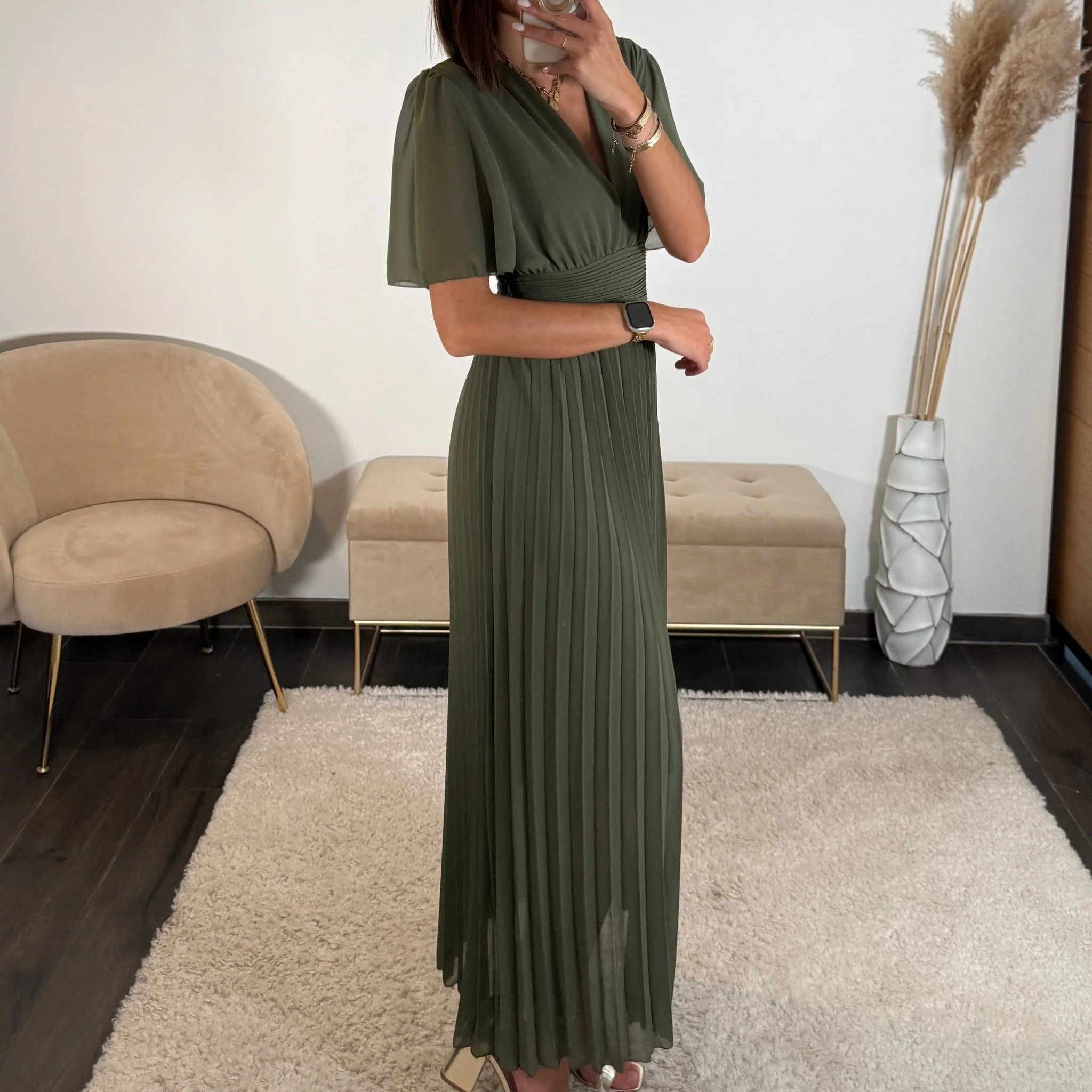 ROBE LONGUE KAKI KARENE - Image 3
