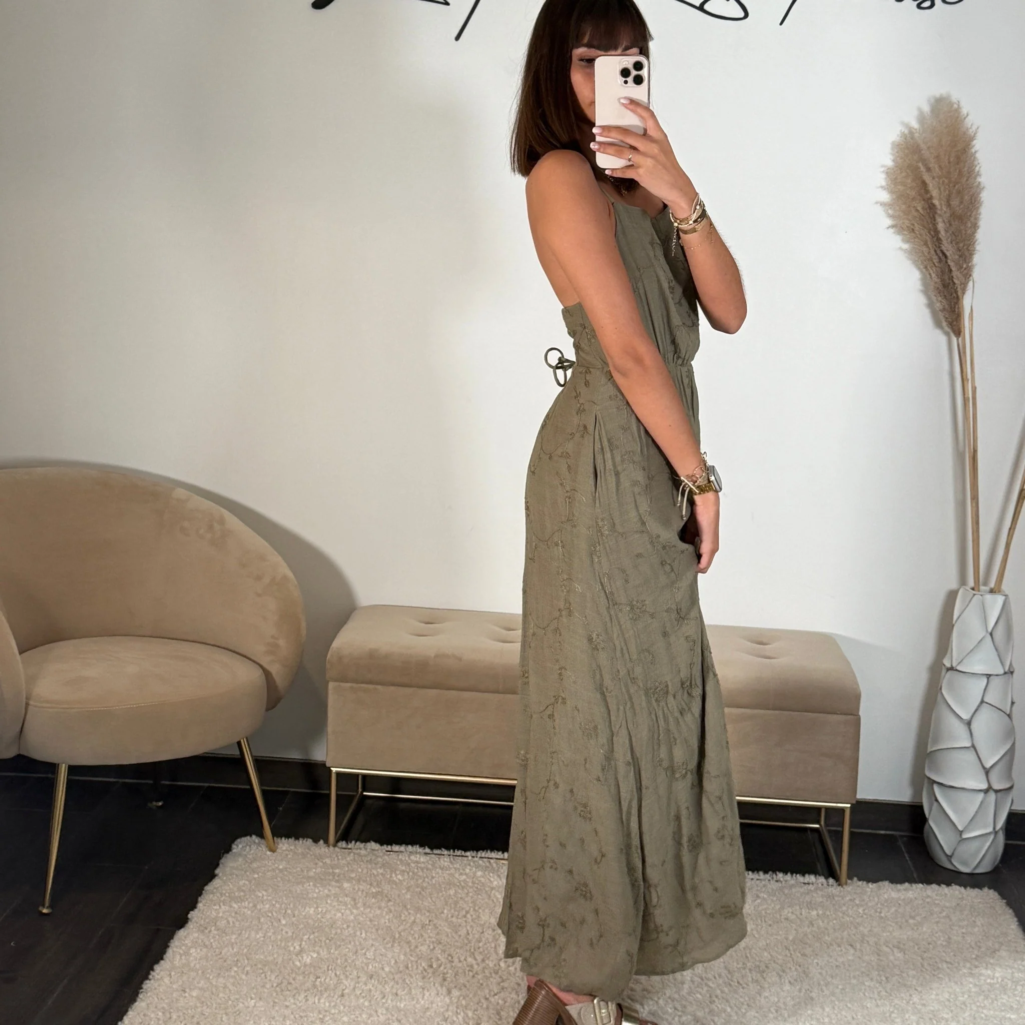 ROBE LONGUE KAKI NOURA - Image 2
