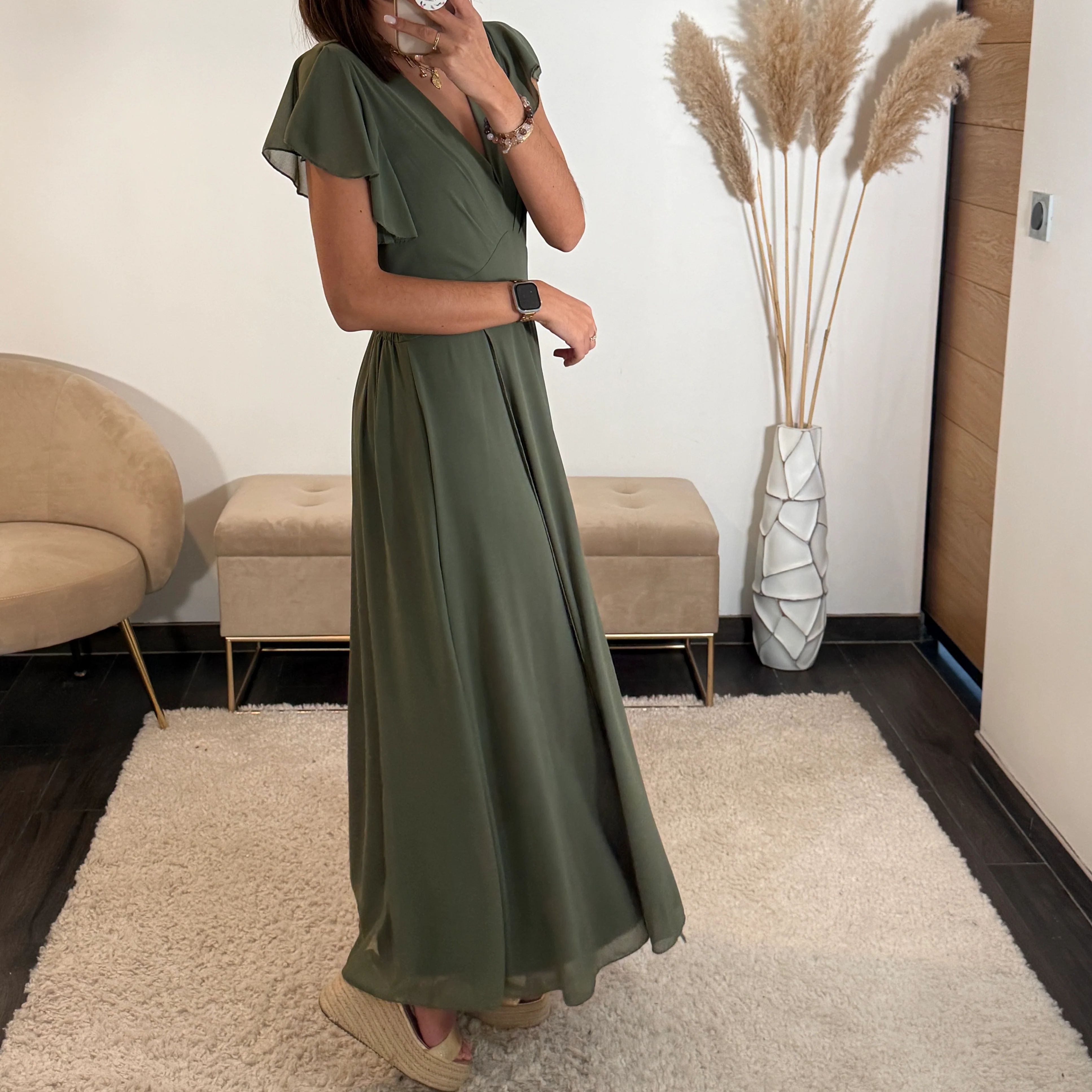 ROBE LONGUE KAKI OLIVIA - Image 2