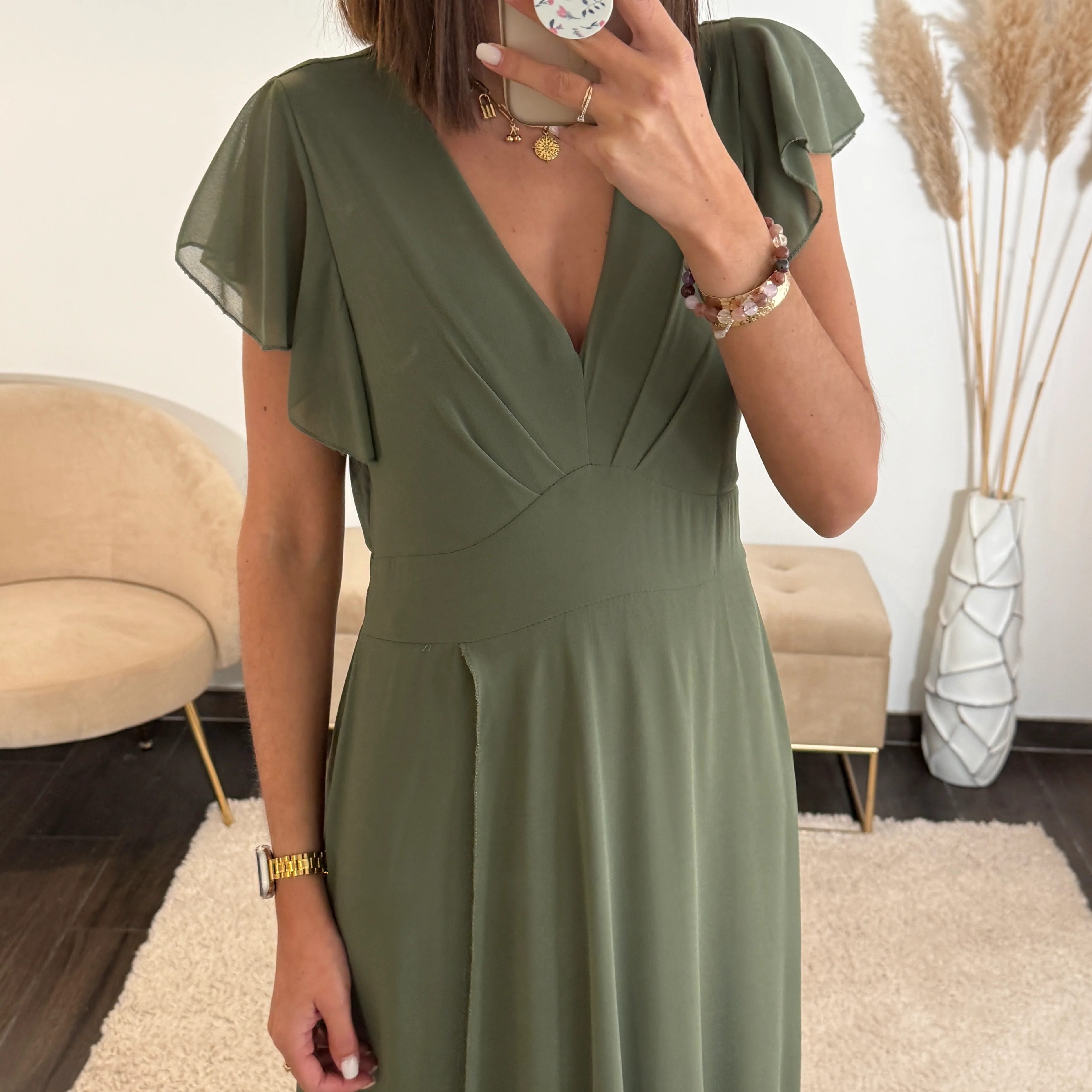 ROBE LONGUE KAKI OLIVIA - Image 3