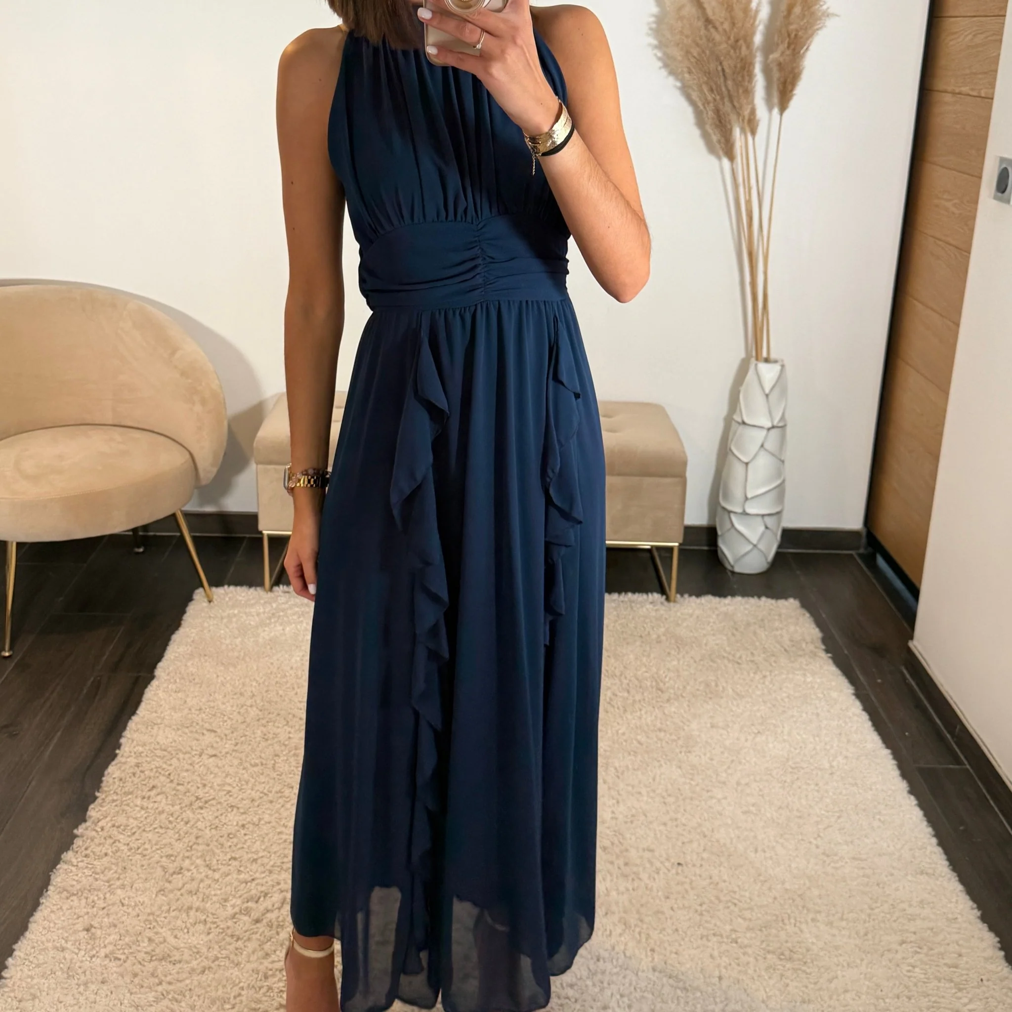 ROBE LONGUE MARINE JEANNE - Image 4