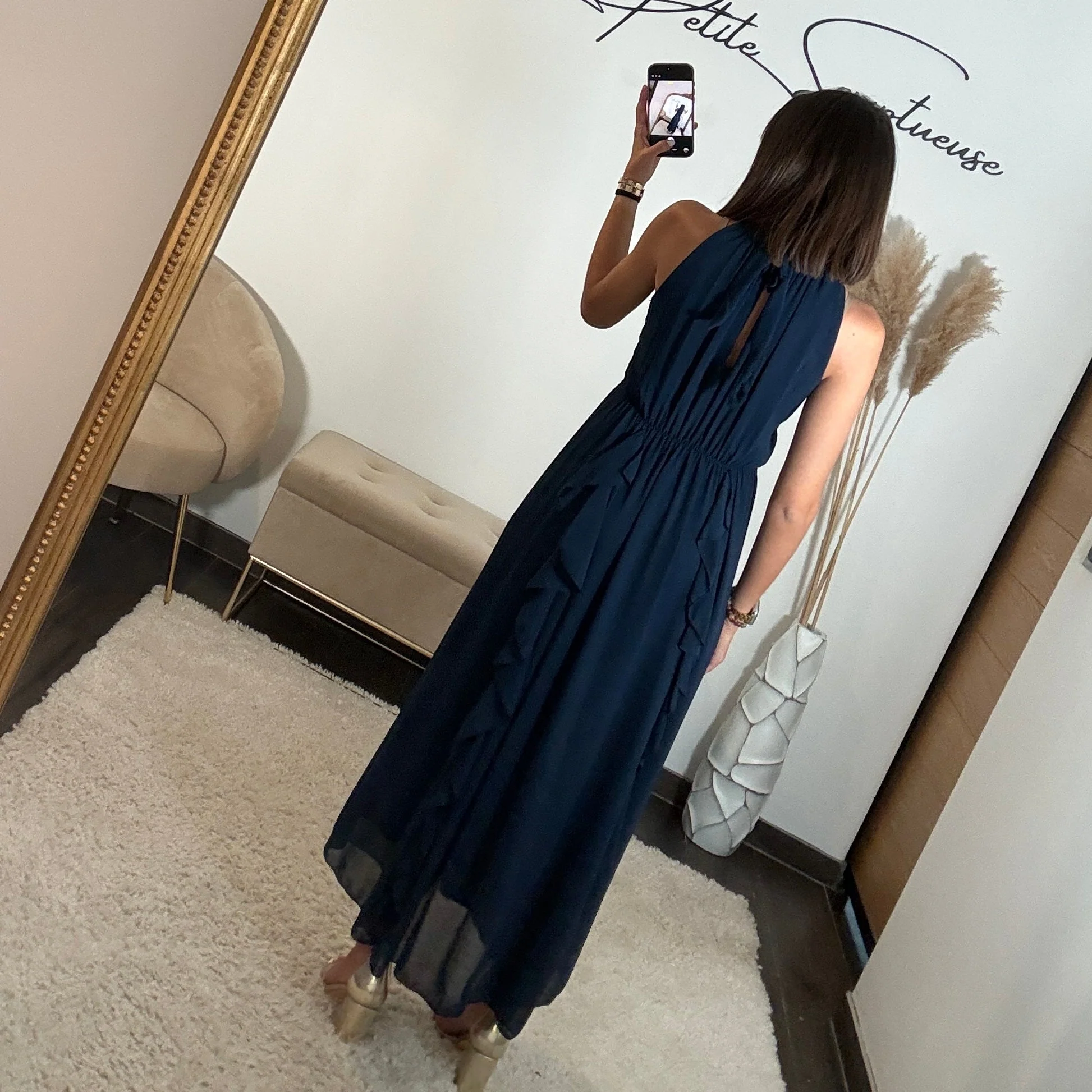 ROBE LONGUE MARINE JEANNE - Image 5