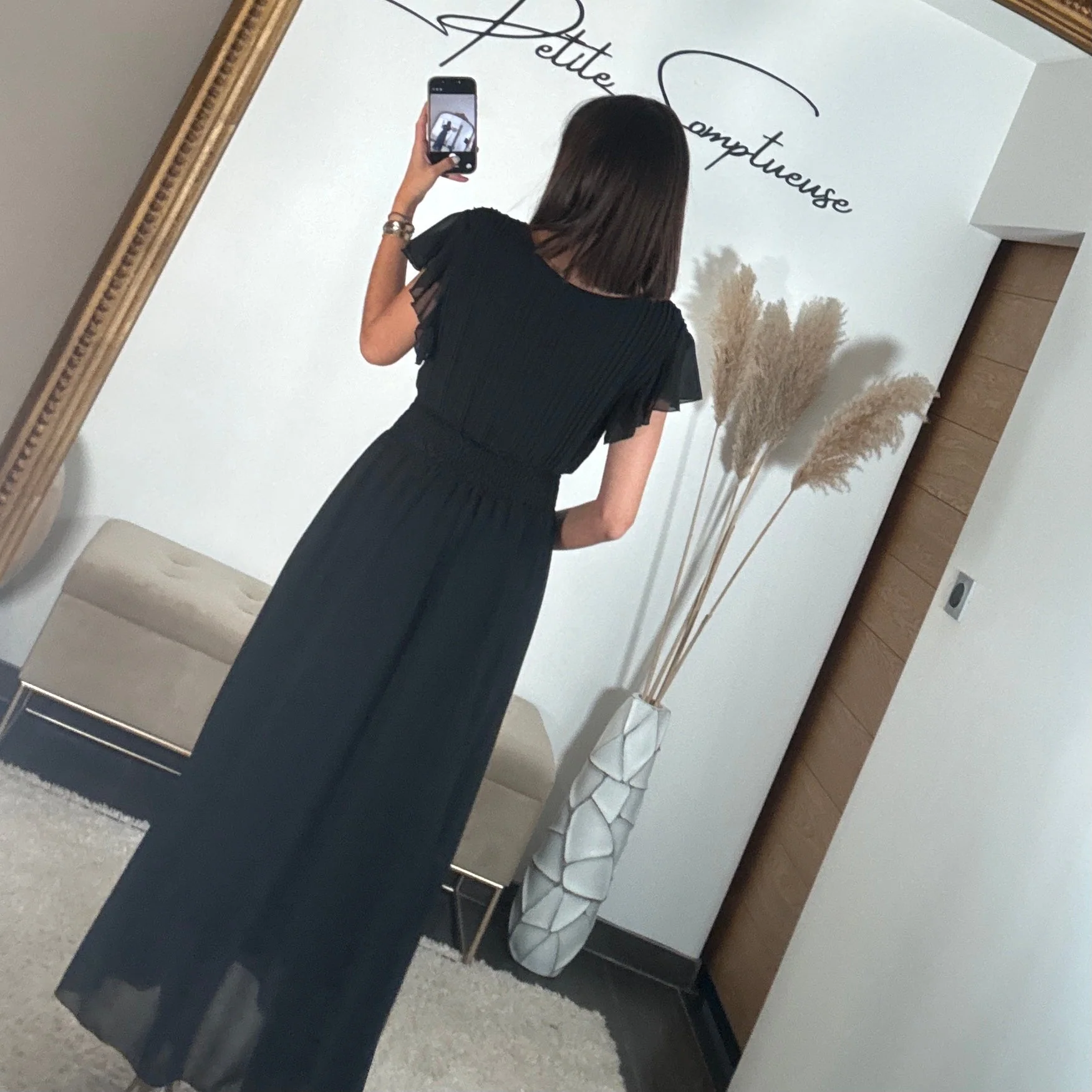 ROBE LONGUE NOIRE CHARLIE - Image 3