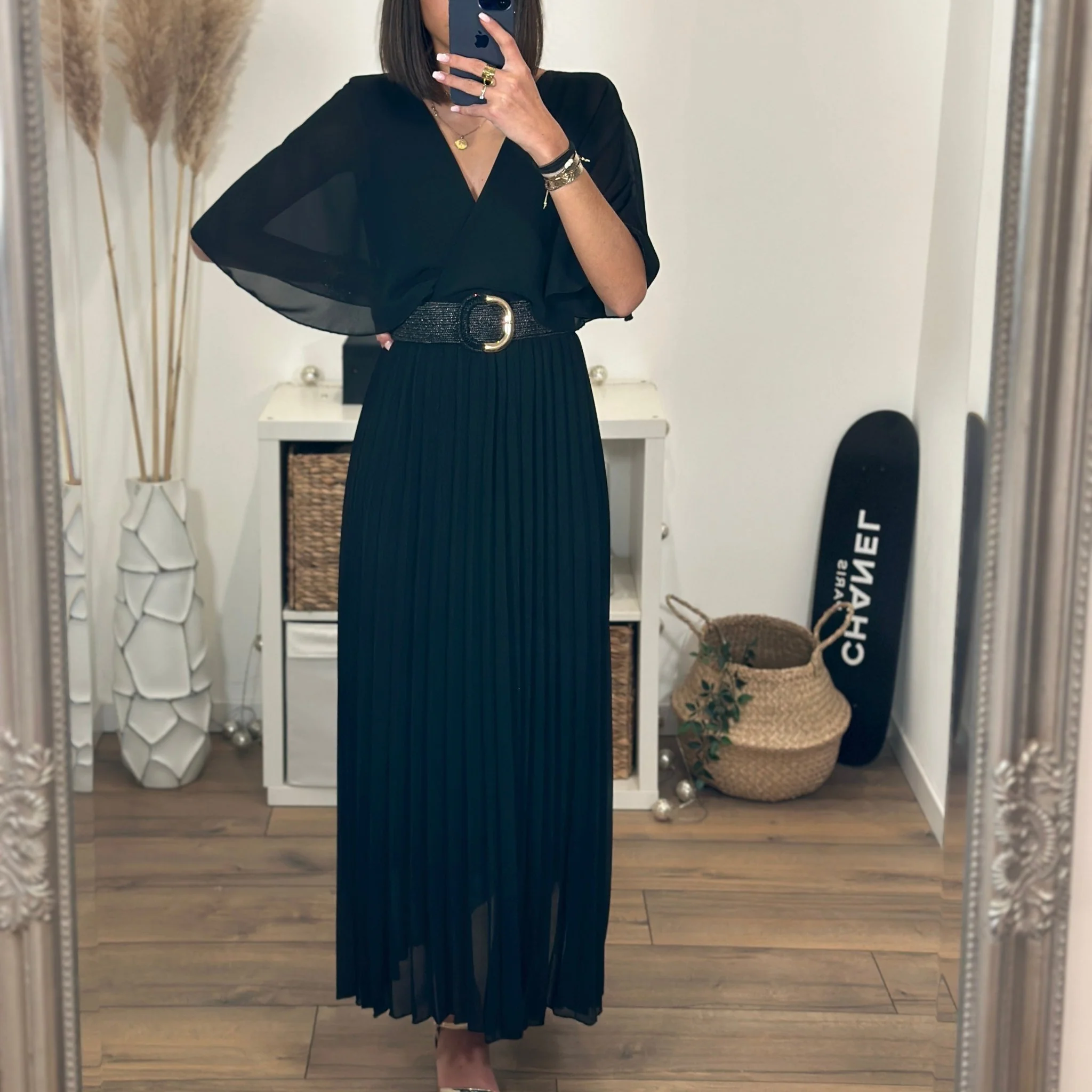 ROBE LONGUE NOIRE JULIA