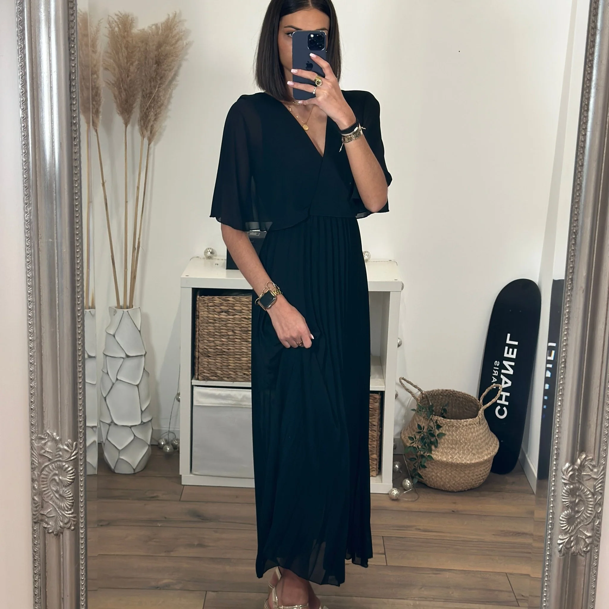 ROBE LONGUE NOIRE JULIA - Image 4