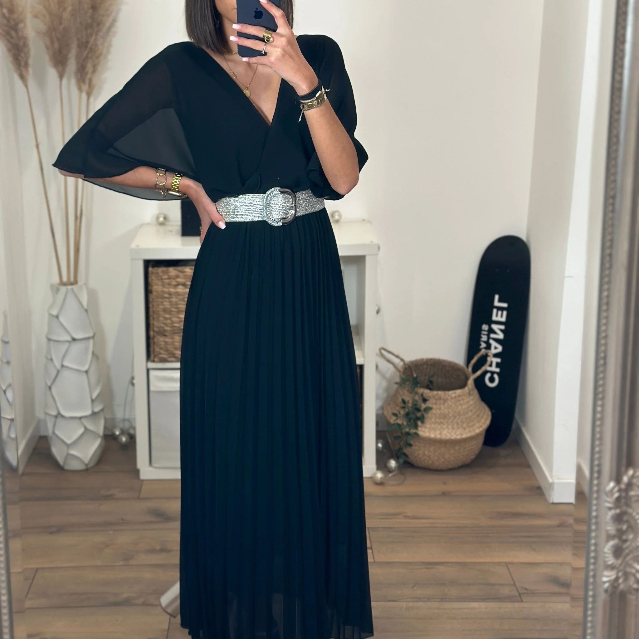 ROBE LONGUE NOIRE JULIA - Image 5