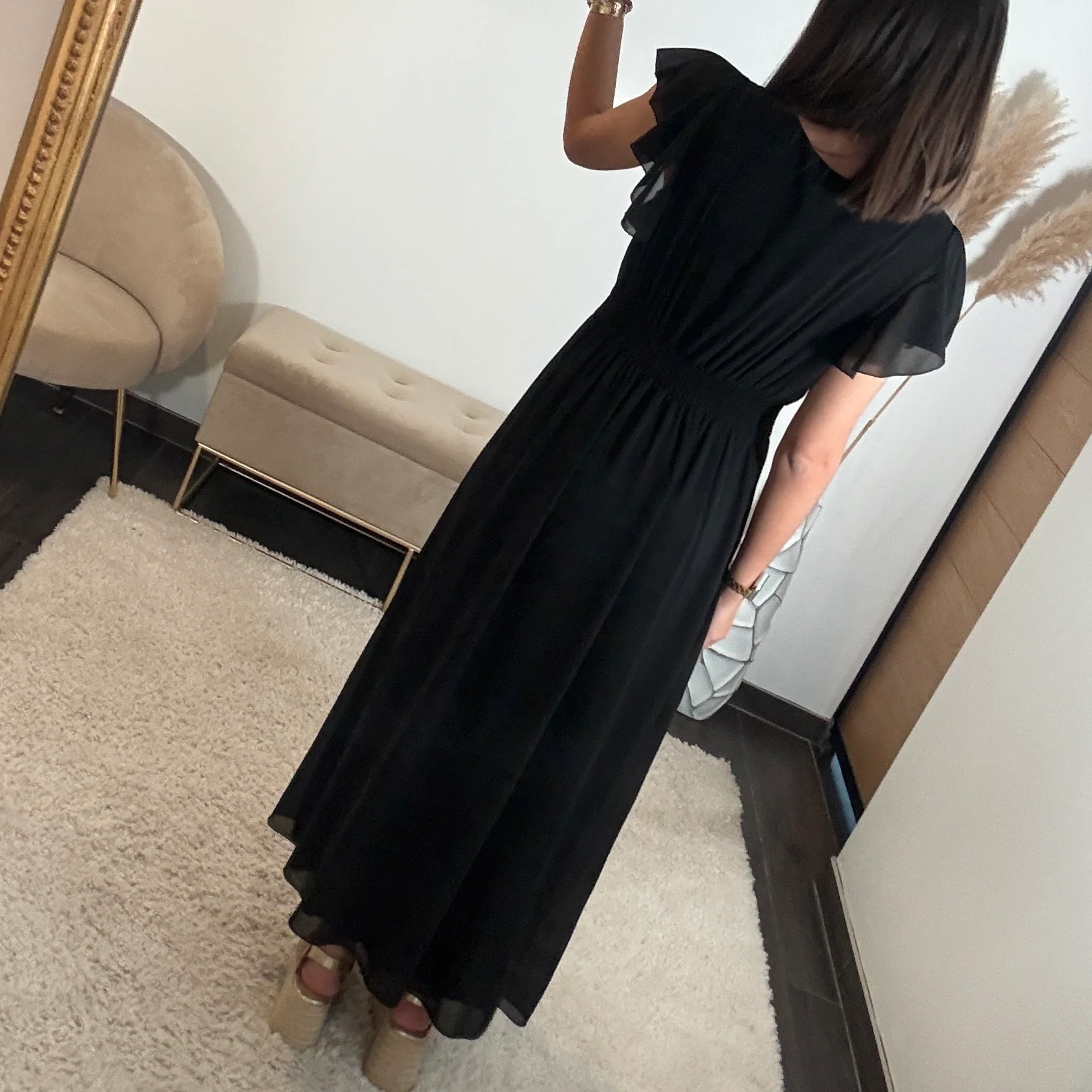ROBE LONGUE NOIRE OLIVIA - Image 3