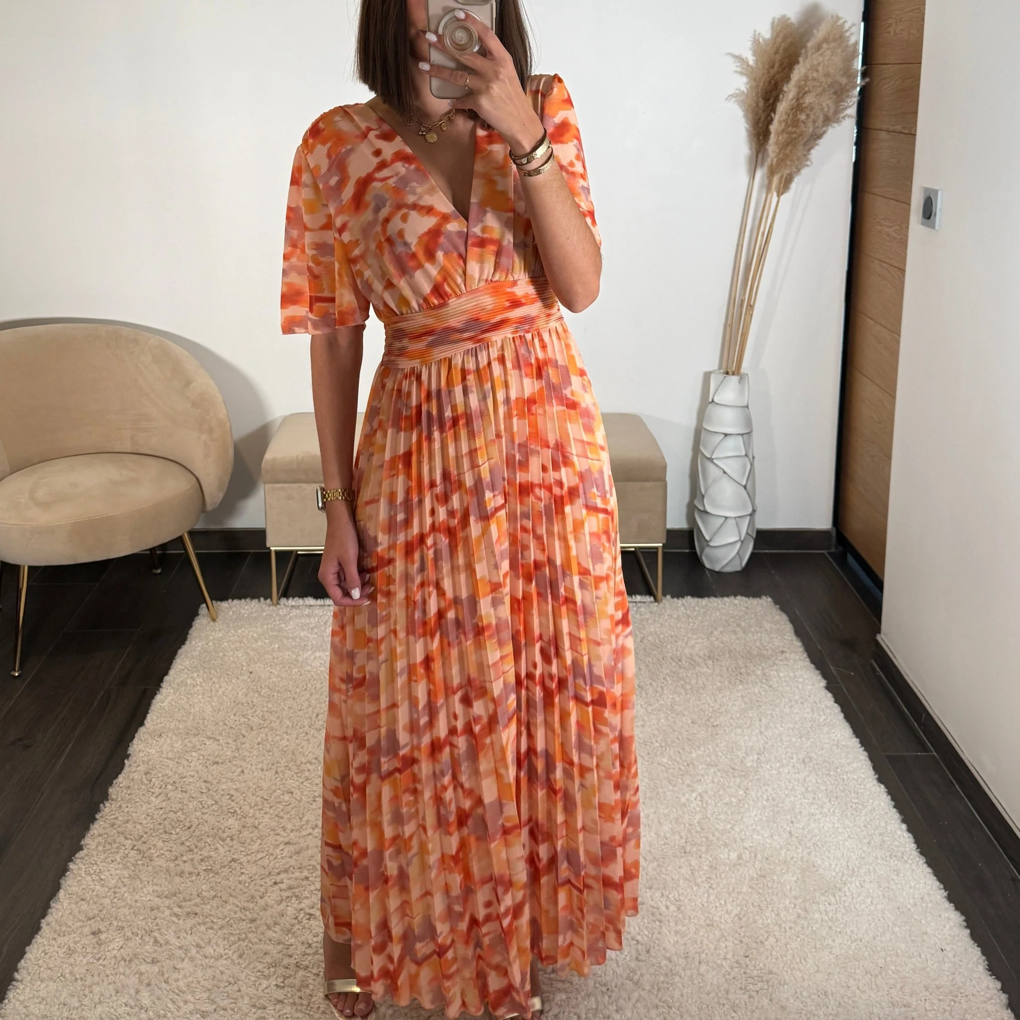 ROBE LONGUE PEACHY KARENE - Image 4