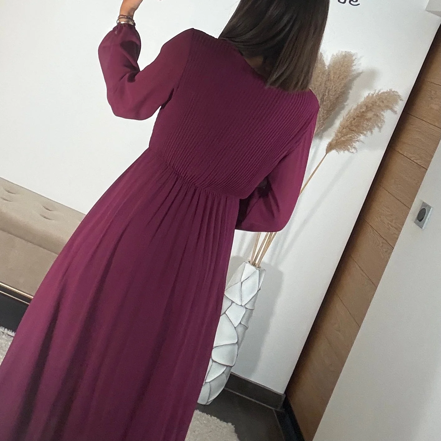 ROBE LONGUE PRUNE ELODIE - Image 6