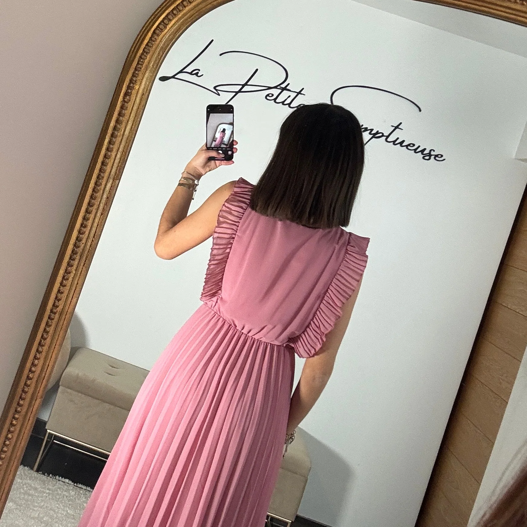 ROBE LONGUE ROSE BLUCH GABRIELLE - Image 3