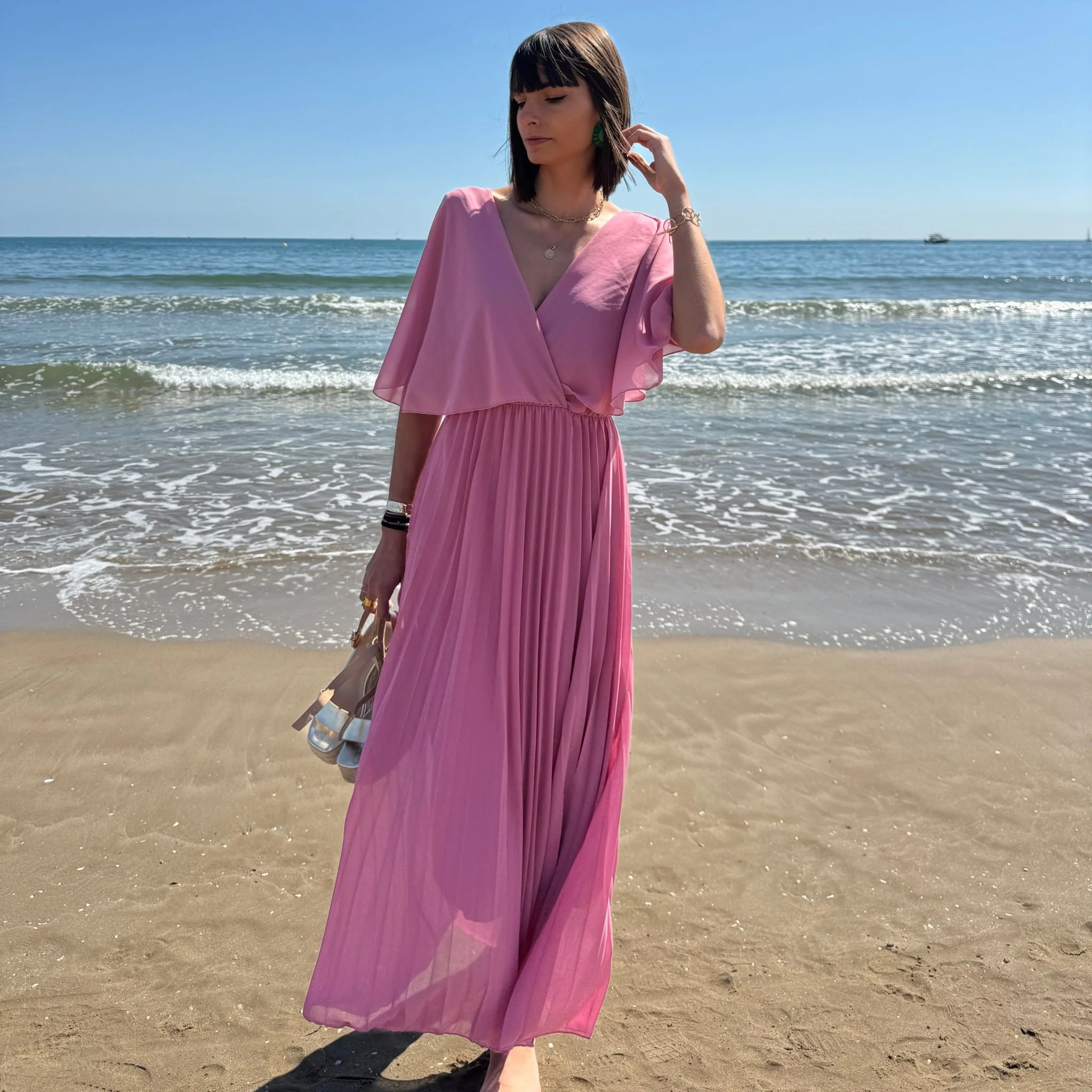 ROBE LONGUE ROSE BONBON JULIA - Image 10