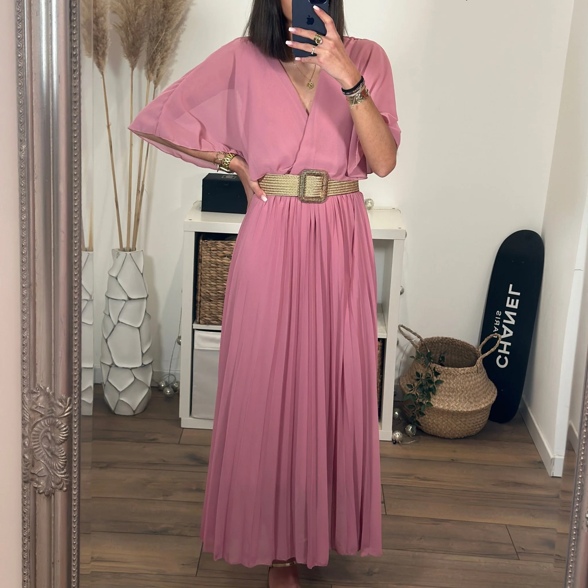 ROBE LONGUE ROSE BONBON JULIA - Image 4