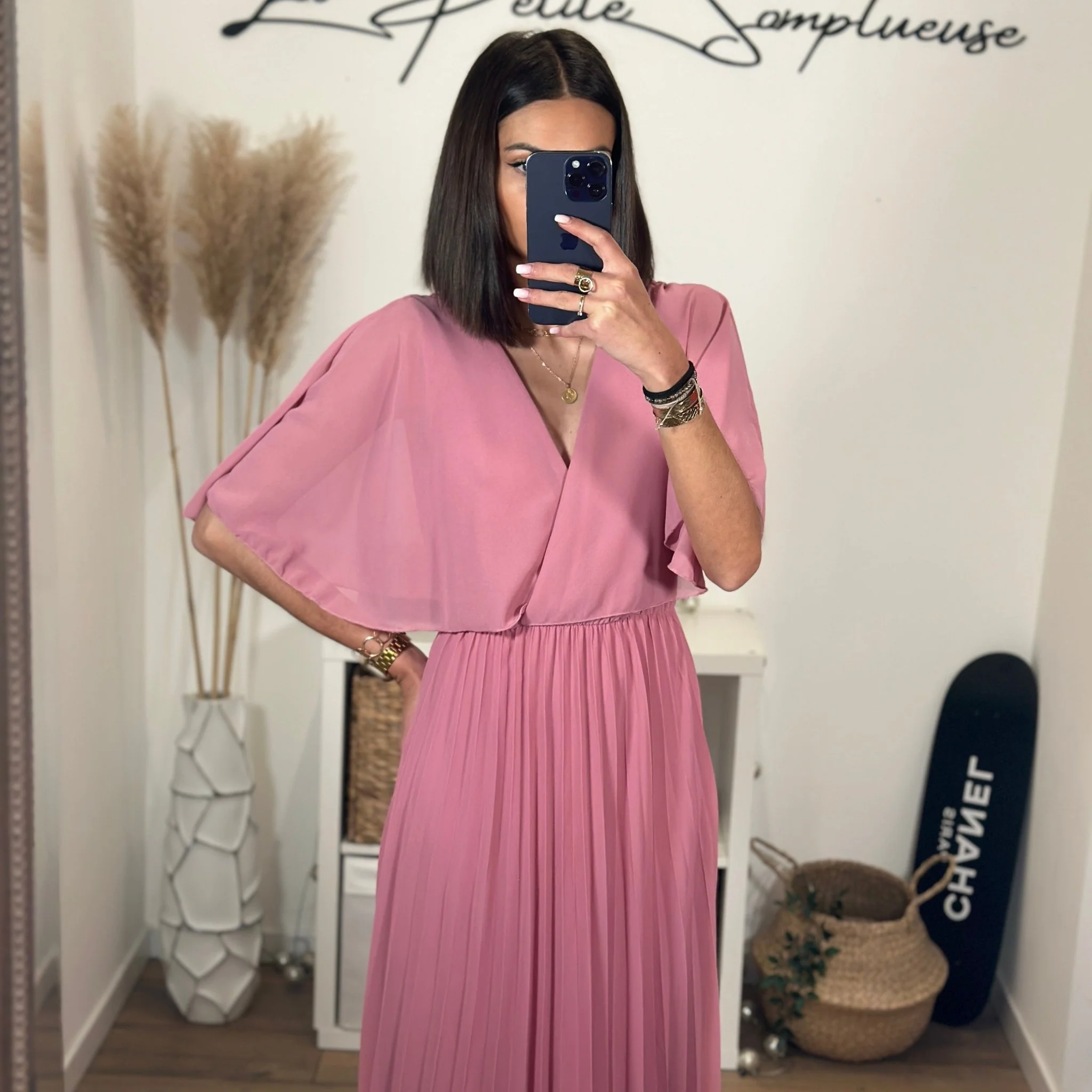 ROBE LONGUE ROSE BONBON JULIA - Image 8
