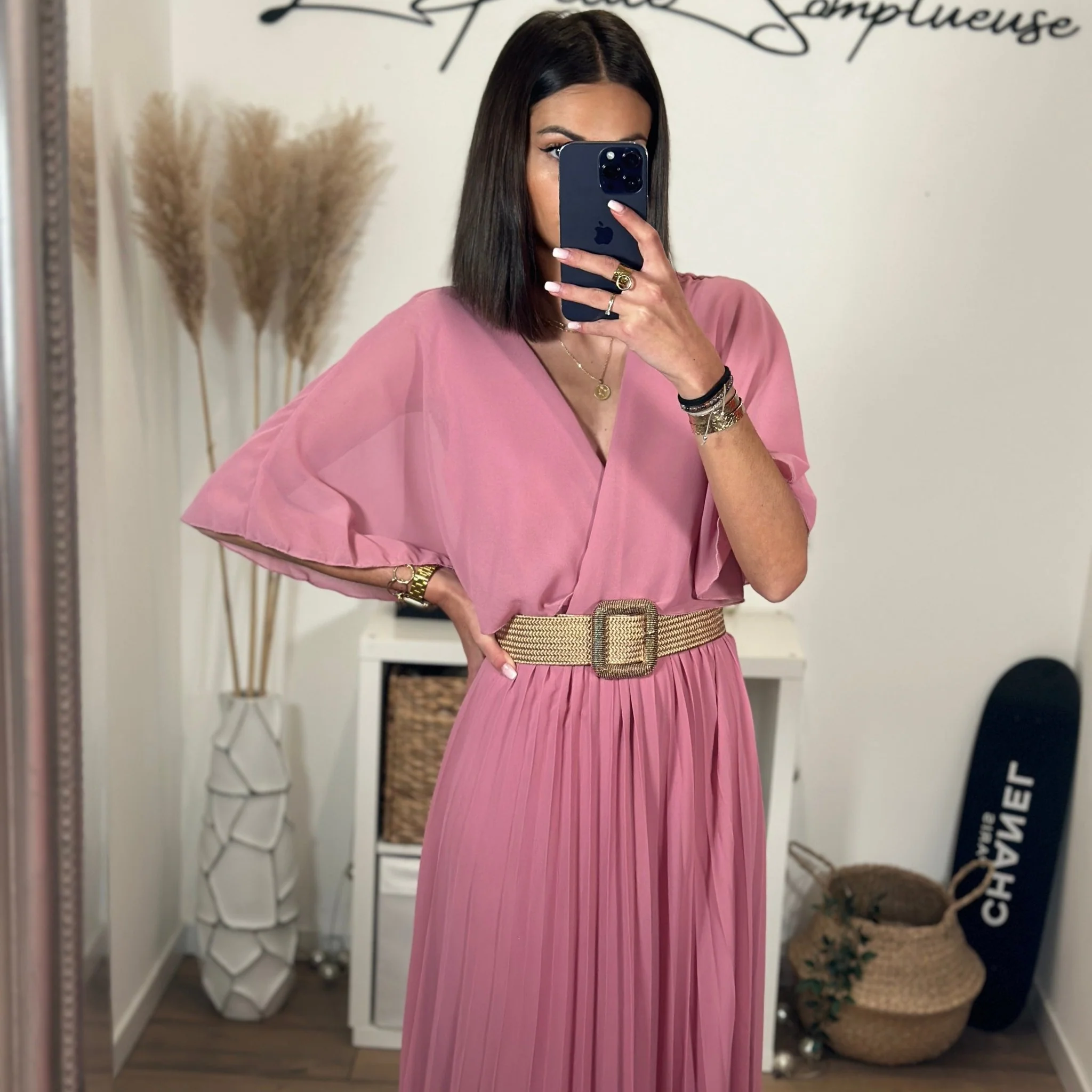 ROBE LONGUE ROSE BONBON JULIA - Image 9