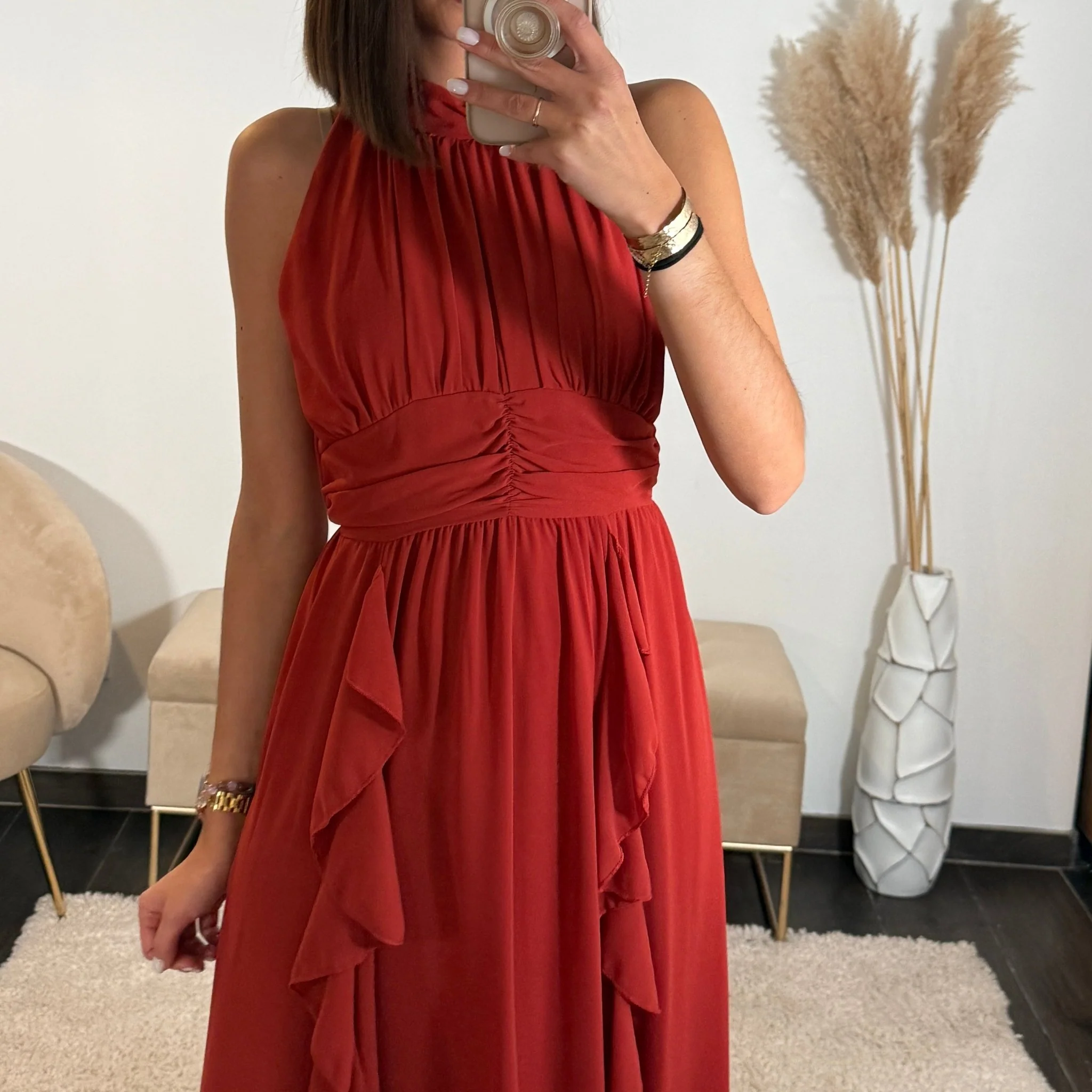 ROBE LONGUE TERRACOTTA JEANNE - Image 2