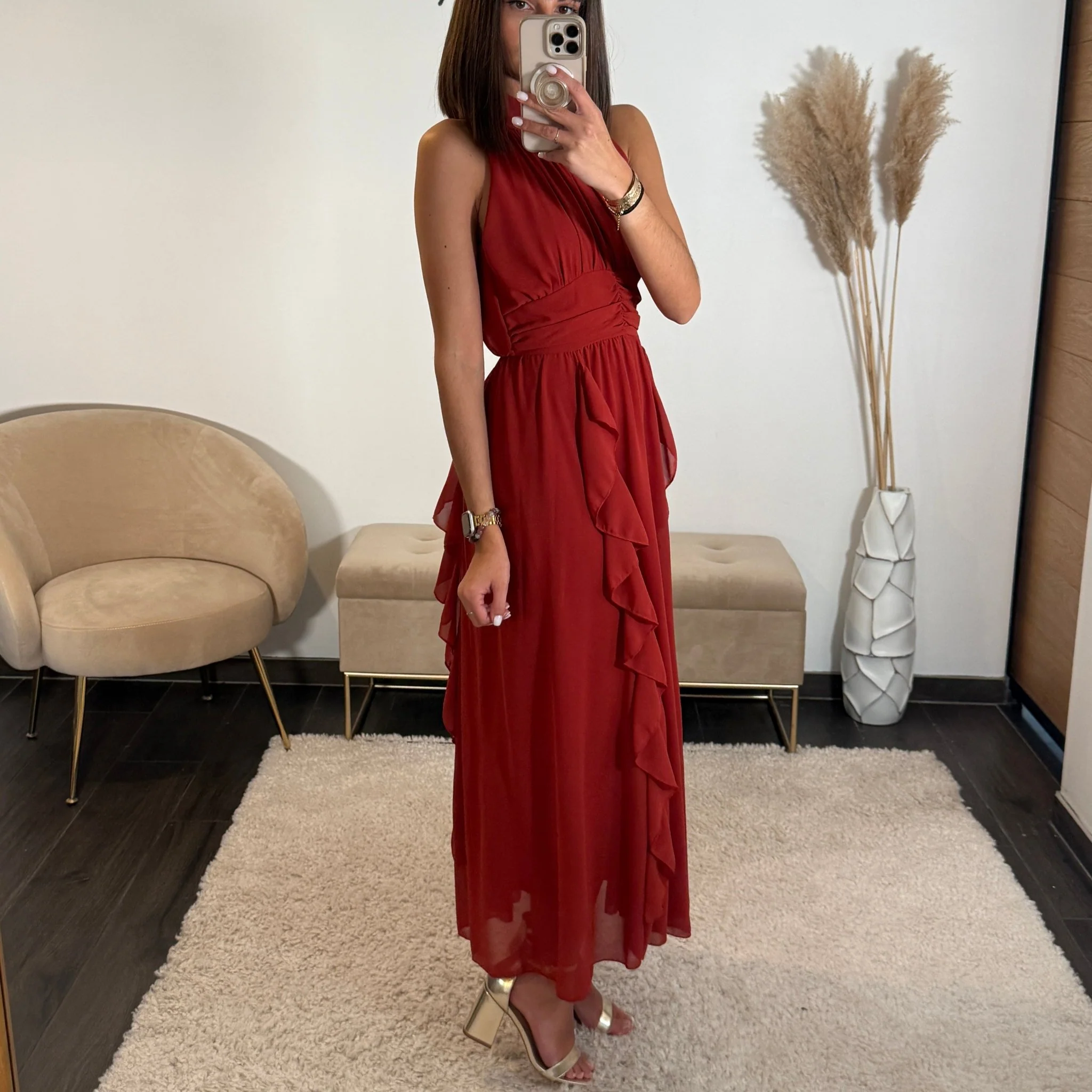 ROBE LONGUE TERRACOTTA JEANNE - Image 3