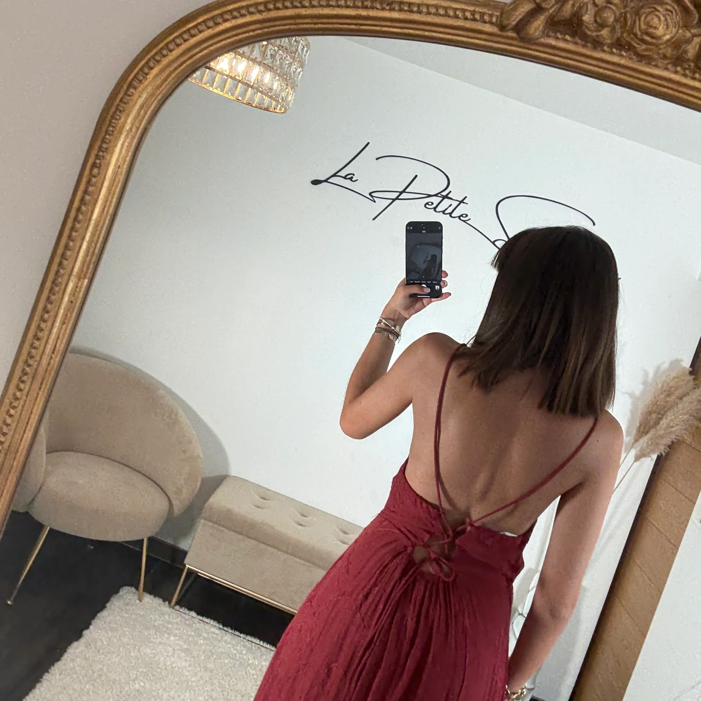 ROBE LONGUE TERRACOTTA NOURA - Image 4